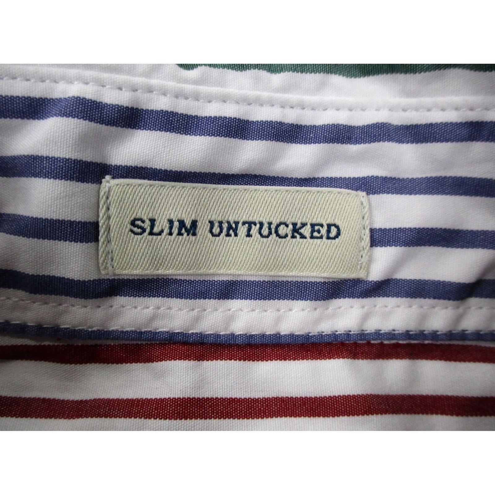 J.Crew J.CREW Shirt Mens M Colorblock Striped Business Slim fit Untucked Classic Casual Size US M / EU 48-50 / 2 - 7 Thumbnail