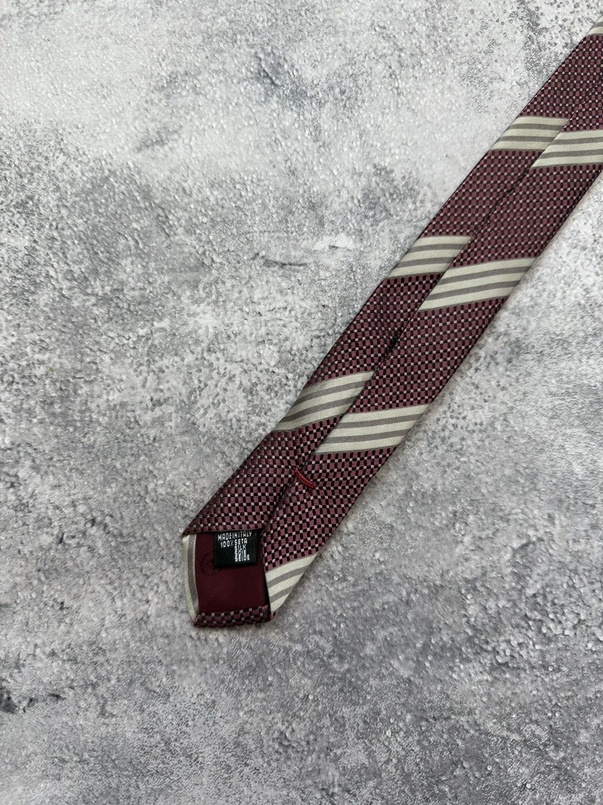 Giorgio Armani Giorgio Armani Men’s Silk Tie Striped Luxury Made in Italy Size ONE SIZE - 9 Thumbnail