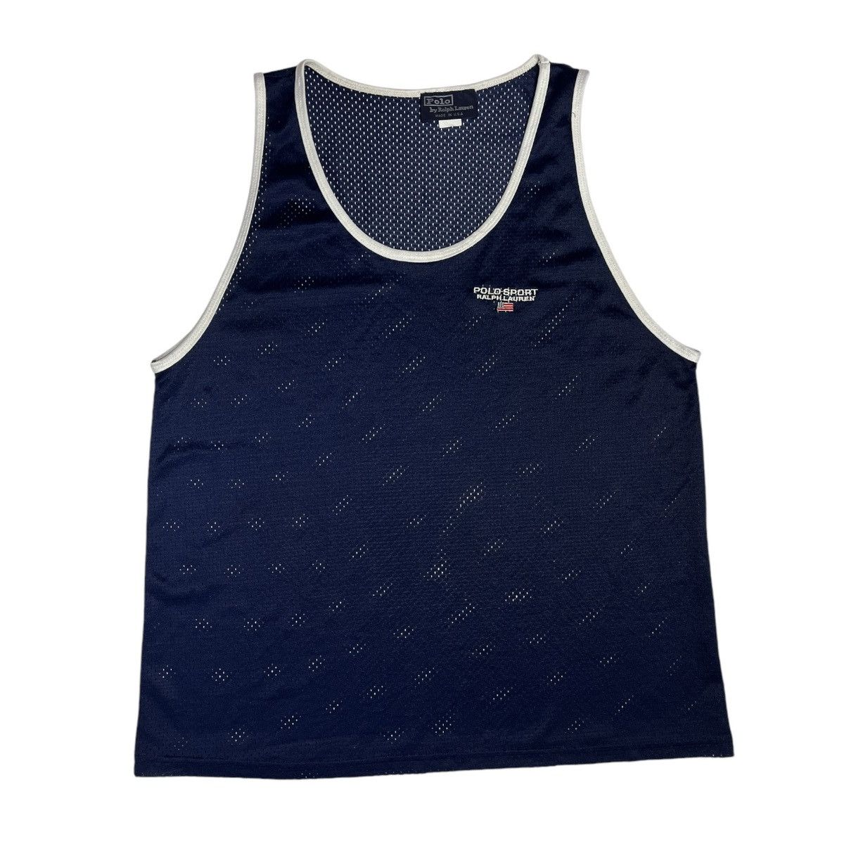 Polo Ralph Lauren × Vintage 90s polo sport tank Size US XL / EU 56 / 4 - 1 Thumbnail
