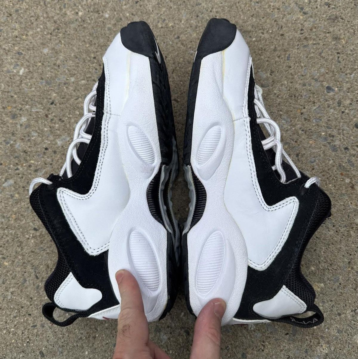 Nike Nike Air Lambaste White / Metallic Silver / Black Size 10 DS Size US 10.5 / EU 43-44 - 7 Thumbnail