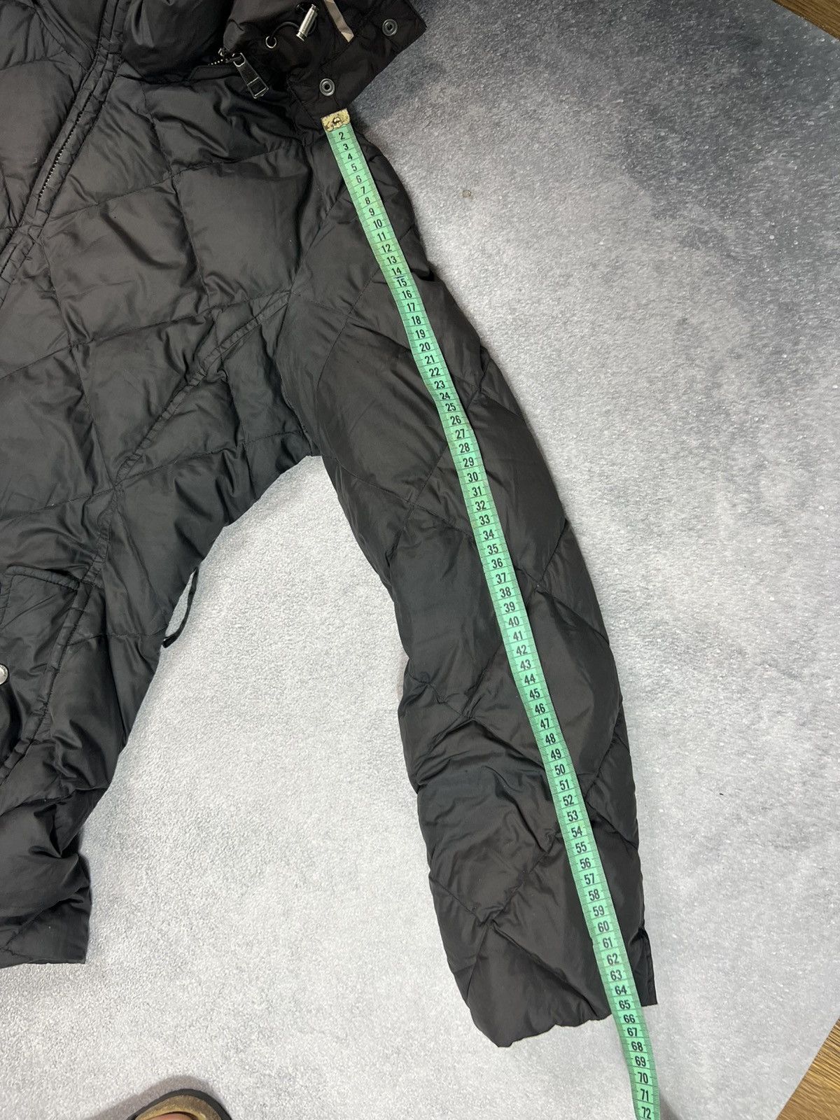 Burberry 🖤 Black Burberry London Diamond Tufted Zipper Puffer Coat Size M / US 6-8 / IT 42-44 - 17 Thumbnail