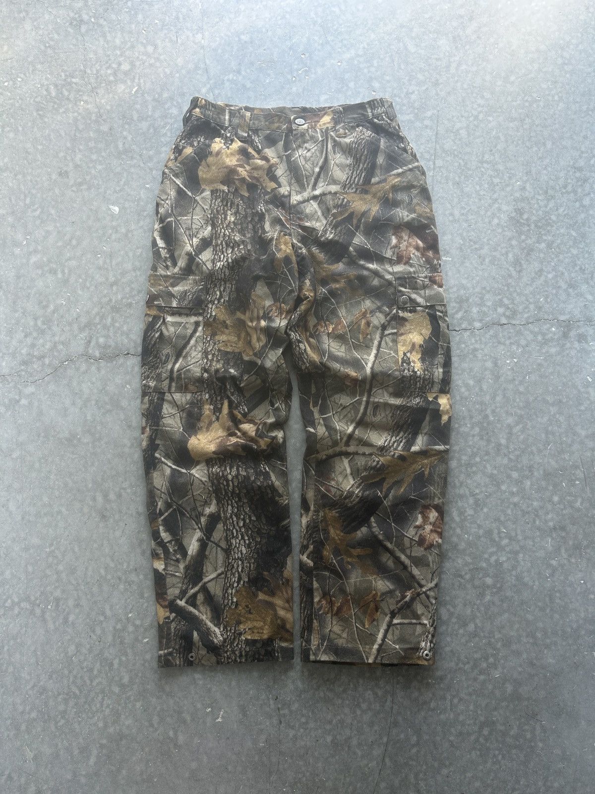 Realtree × Vintage × Woolrich Woolen Mills Vintage Y2K Woolrich Realtree Camo Cargo Pants Size US 31 - 1 Thumbnail