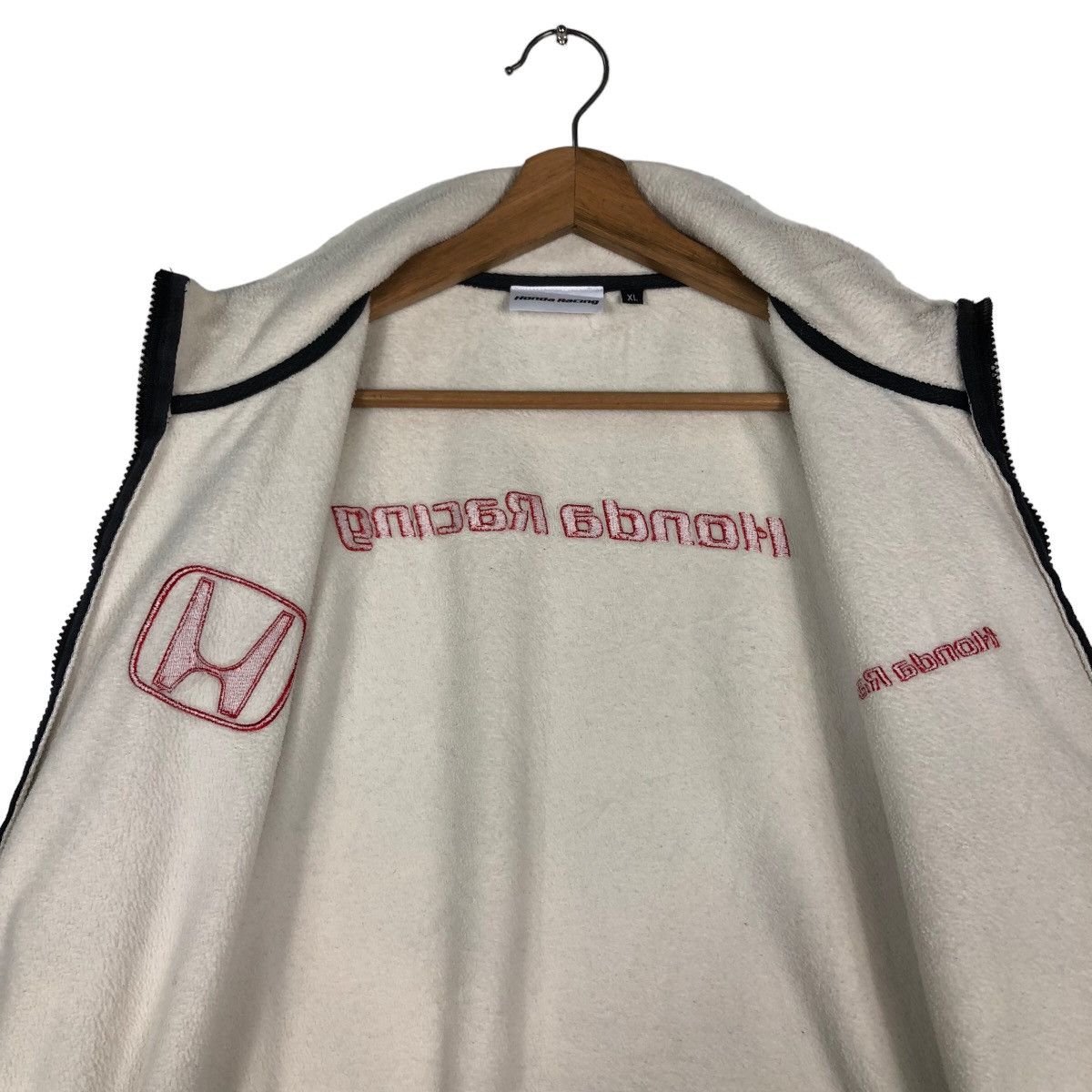 Honda 🔥Vintage Honda Racing Zipper Jacket Big Logo Size US XL / EU 56 / 4 - 14 Thumbnail