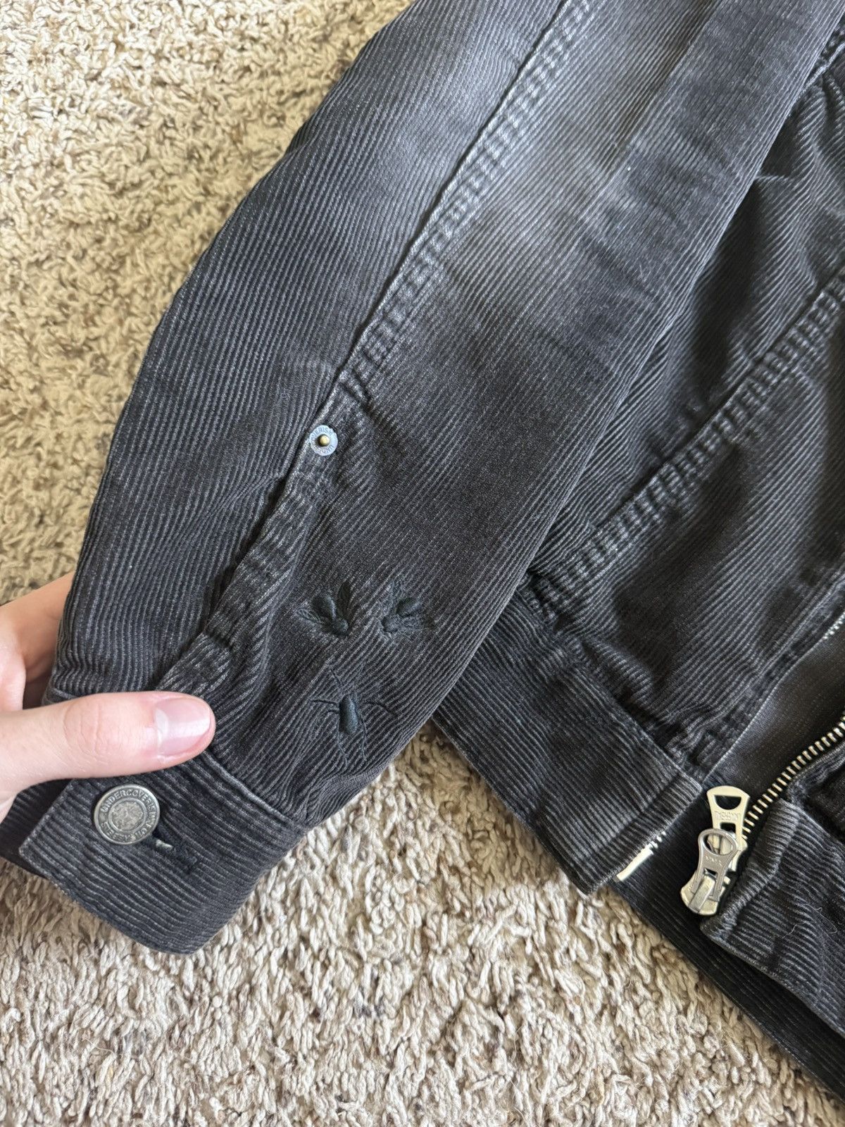 Undercover GURU GURU Undercover Bug Black Corduroy Jacket Size US S / EU 44-46 / 1 - 3 Thumbnail