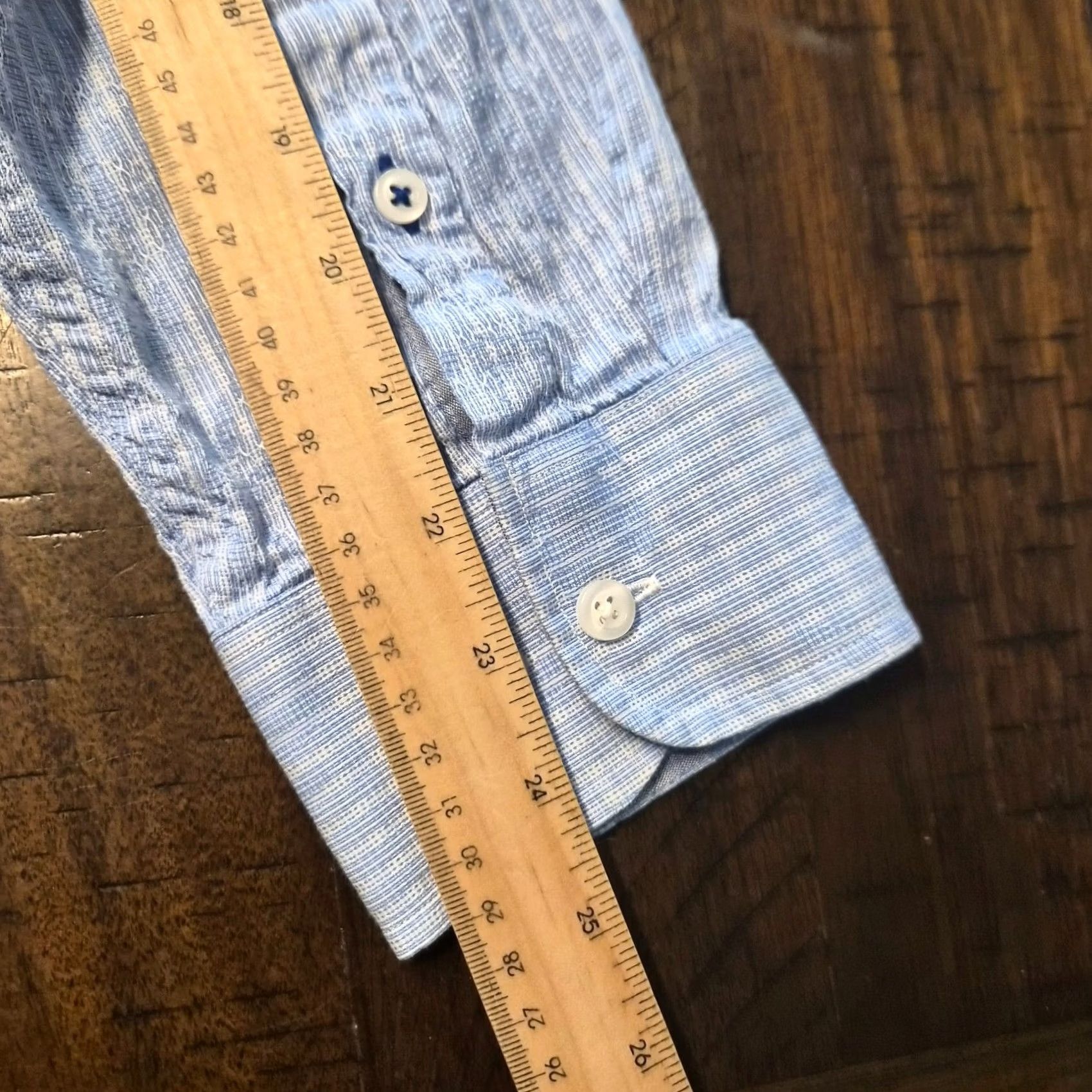 Tommy Bahama VINTAGE Tommy Bahama Mens Sz L Long Sleeve Button Down Shirt Silk Blend Blue Floral G252 Size US M / EU 48-50 / 2 - 7 Thumbnail