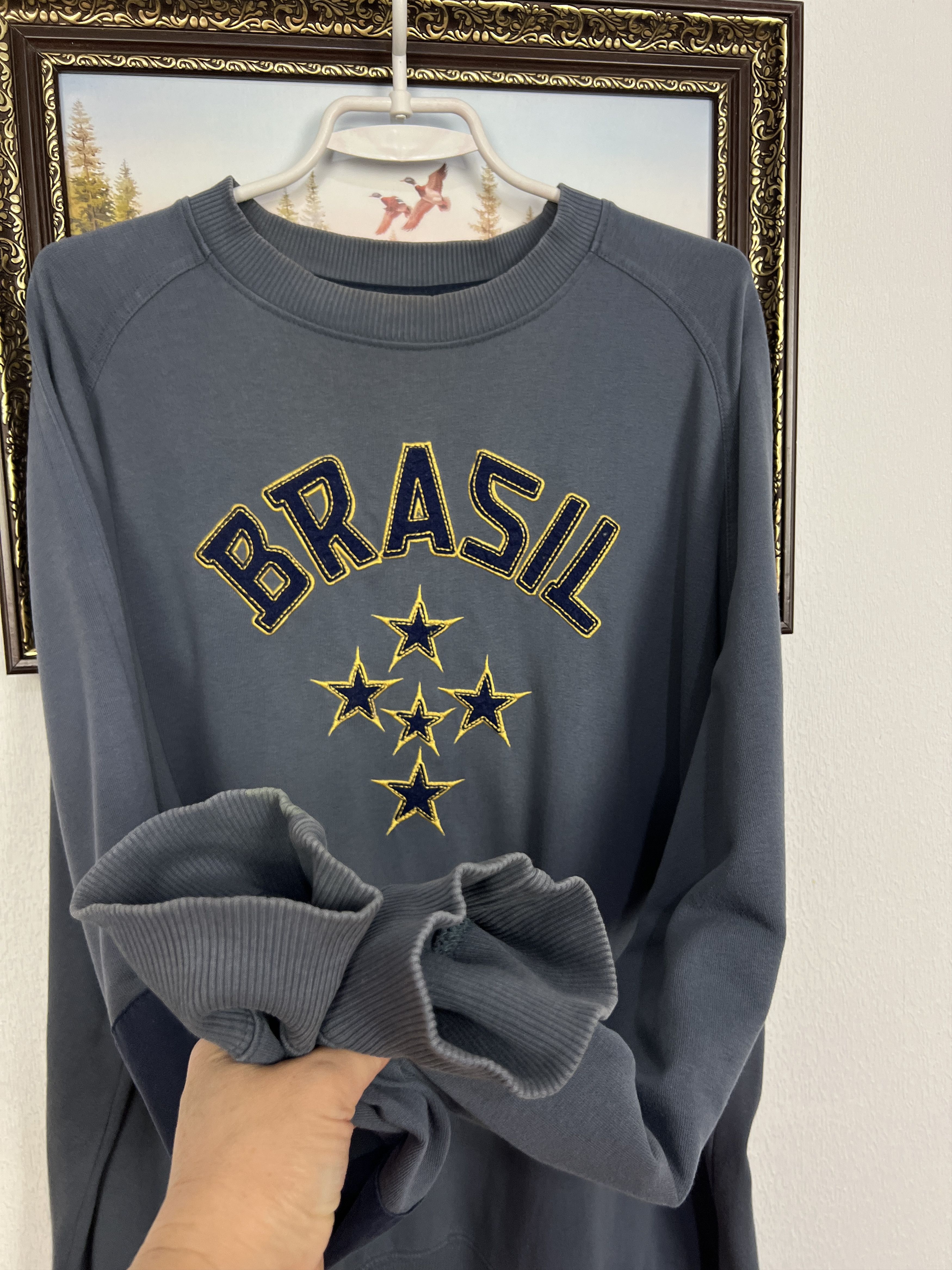 Nike Vintage Brazil Football Sweatshirt National Track Top Rare Size US XXL / EU 58 / 5 - 7 Thumbnail