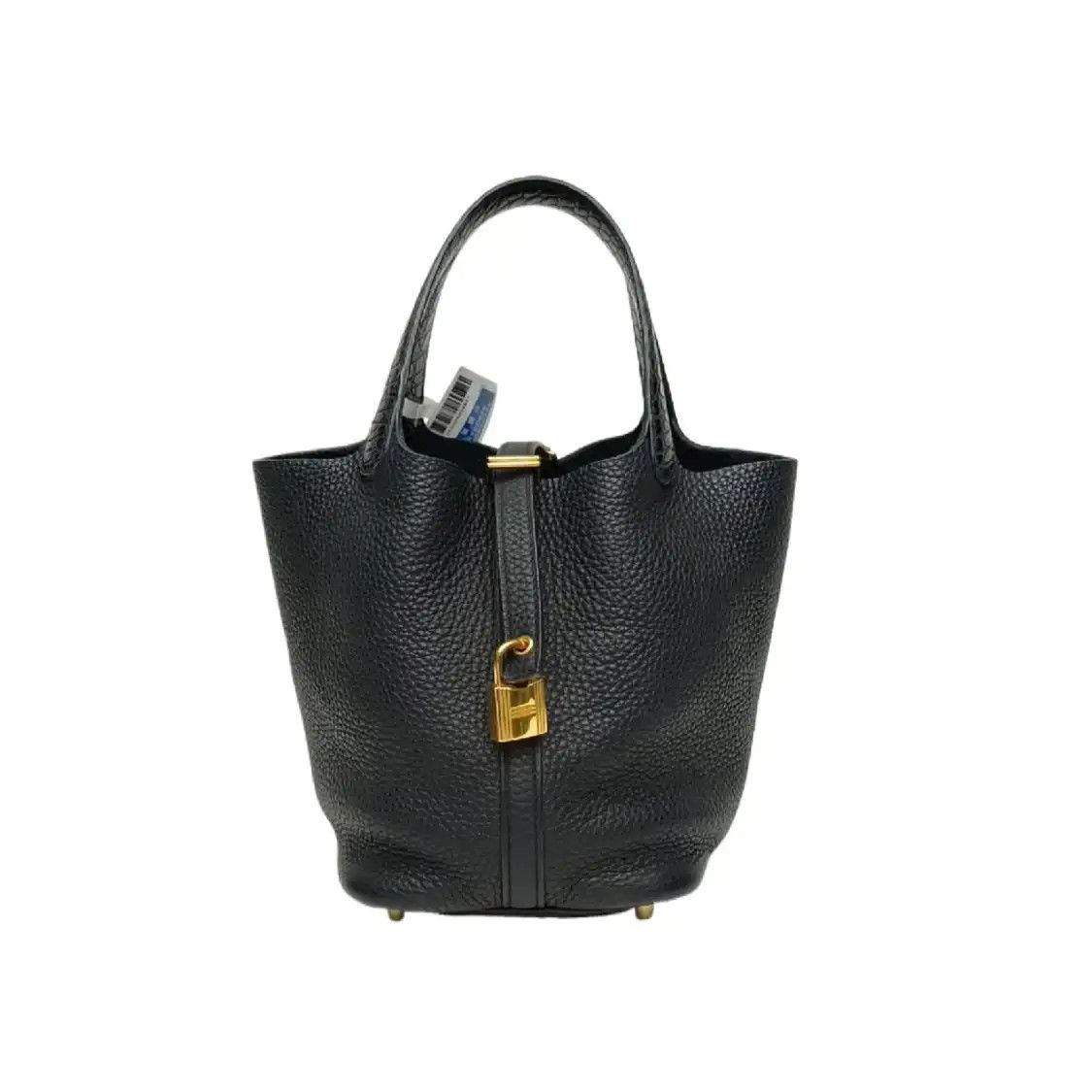 Hermes Hermes Picotin Lock black Clemence cowhide leather picotin handbag gold hardware Size ONE SIZE - 1 Thumbnail
