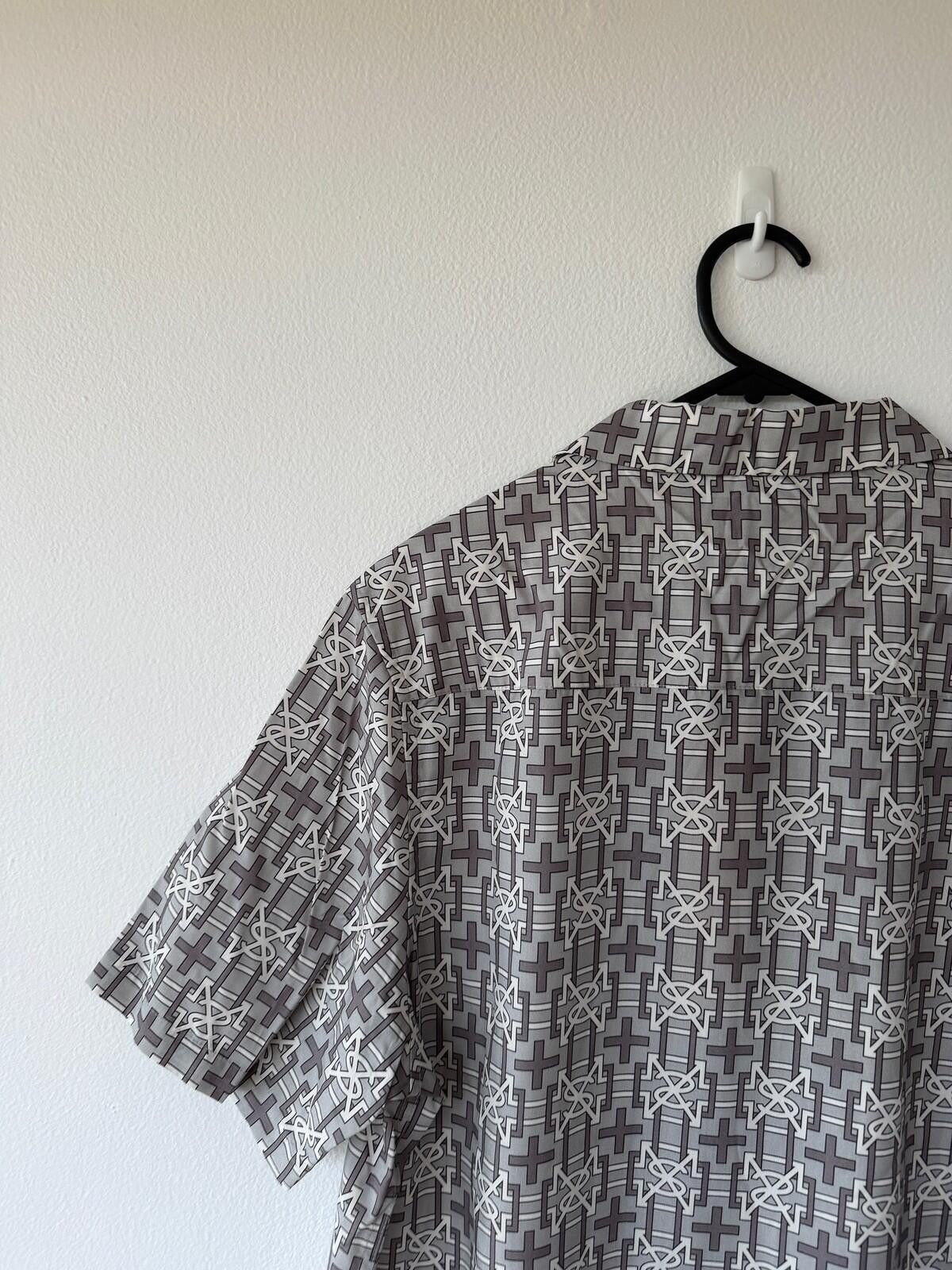 Ksubi new ksubi medium short sleeve resort shirt plus grey logo Size US M / EU 48-50 / 2 - 6 Thumbnail