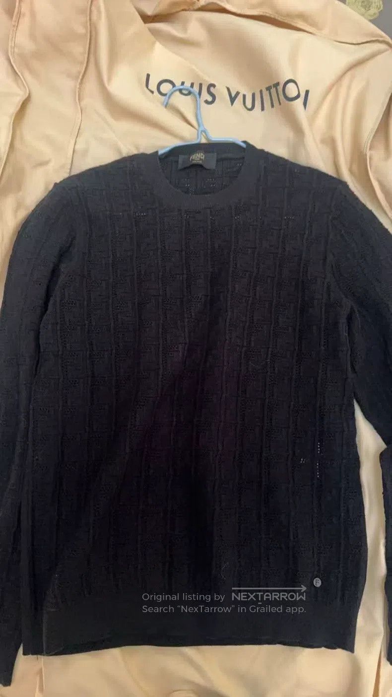 Fendi Fendi Full-print sweater Size US L / EU 52-54 / 3 - 1 Thumbnail