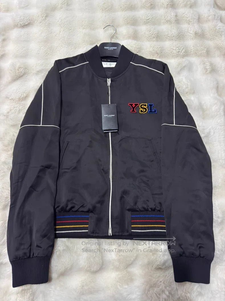 Saint Laurent Paris Saint Laurent Paris Baseball Jacket Size US M / EU 48-50 / 2 - 1 Thumbnail