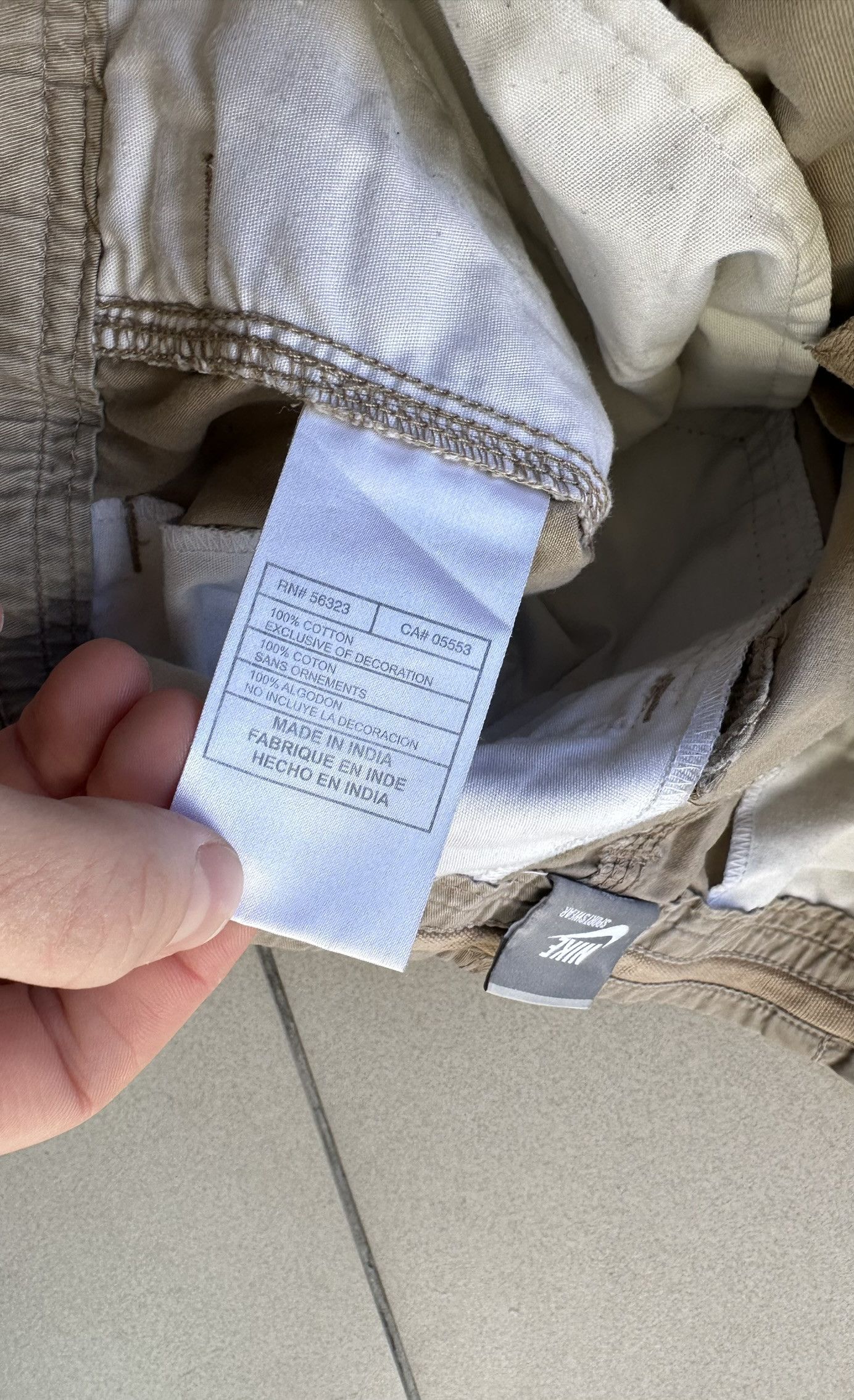 Nike × Vintage Vintage Nike cargo shorts Size US 34 / EU 50 - 6 Thumbnail
