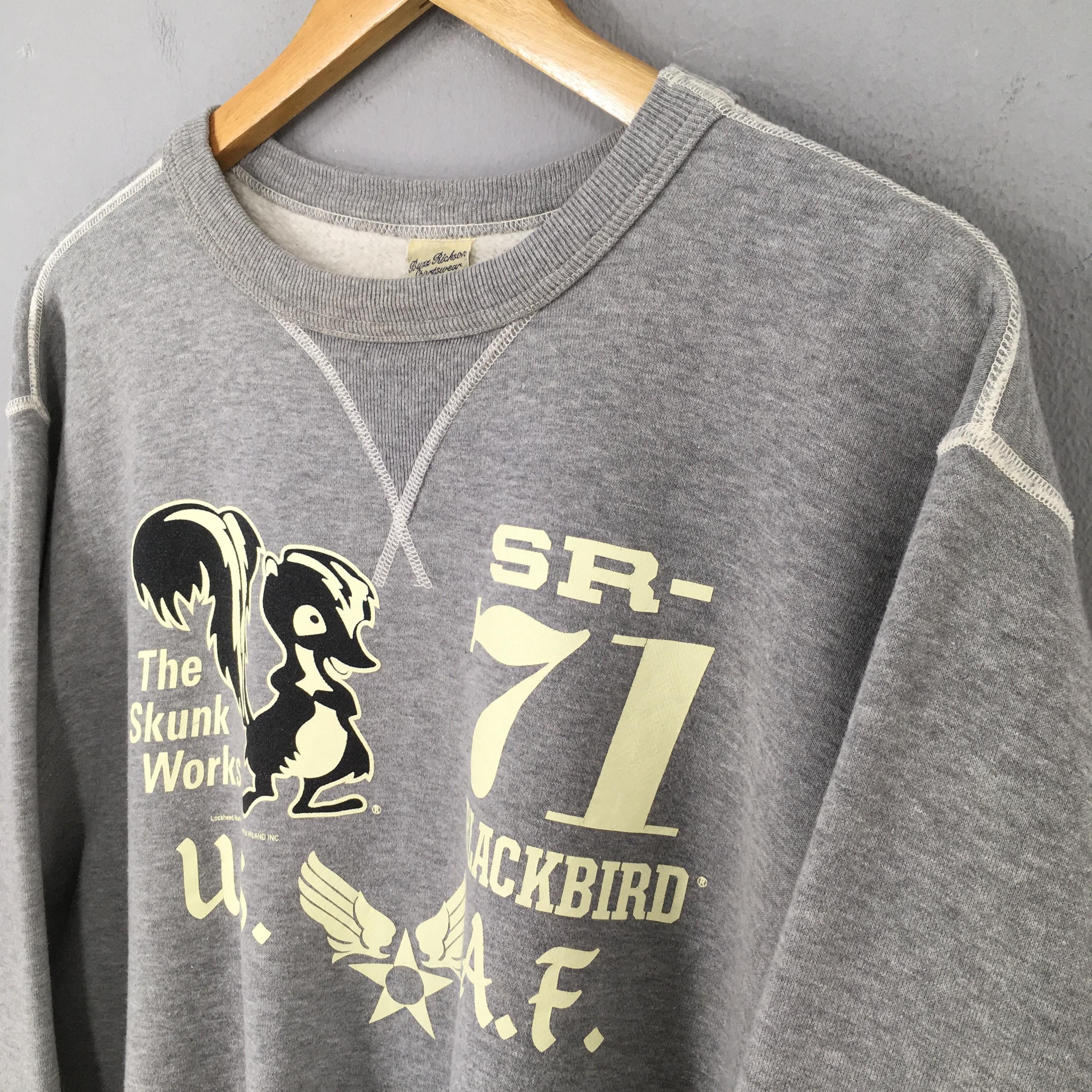 Other Vintage Buzz Rickson U.S Air Force Gray Sweatshirt XLarge Size US XL / EU 56 / 4 - 3 Thumbnail