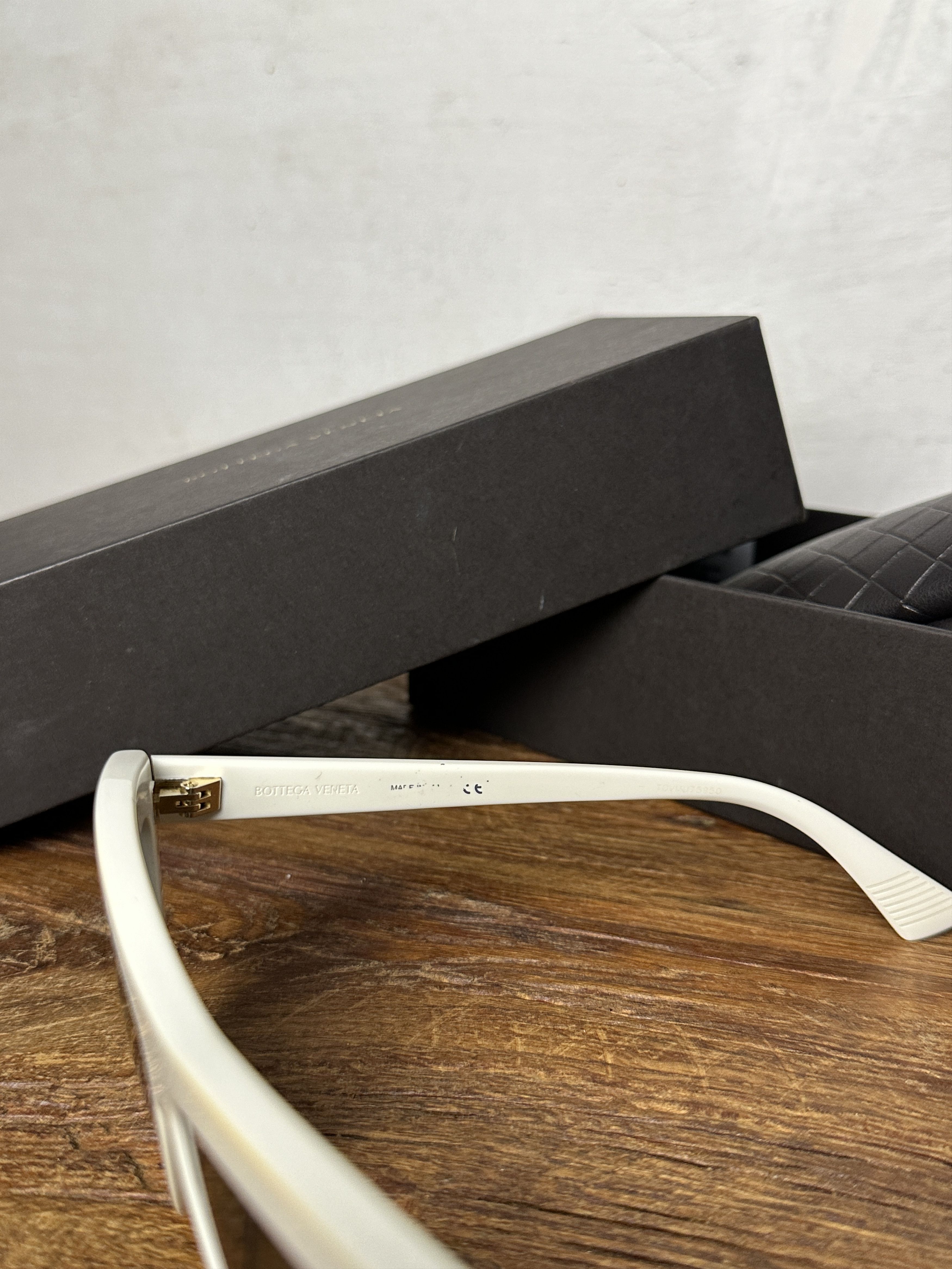 Bottega Veneta Bottega Veneta New Classic White Sunglasses Size ONE SIZE - 5 Thumbnail