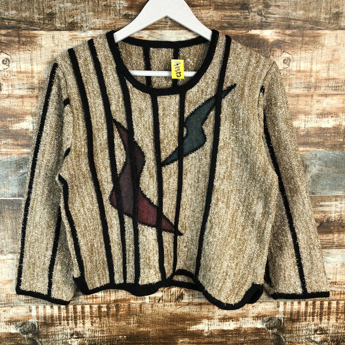 Homespun Knitwear × Japanese Brand × Vintage Japanese Brand Brown vintage Knitwear #A1312 Size S / US 4 / IT 40 - 3 Thumbnail