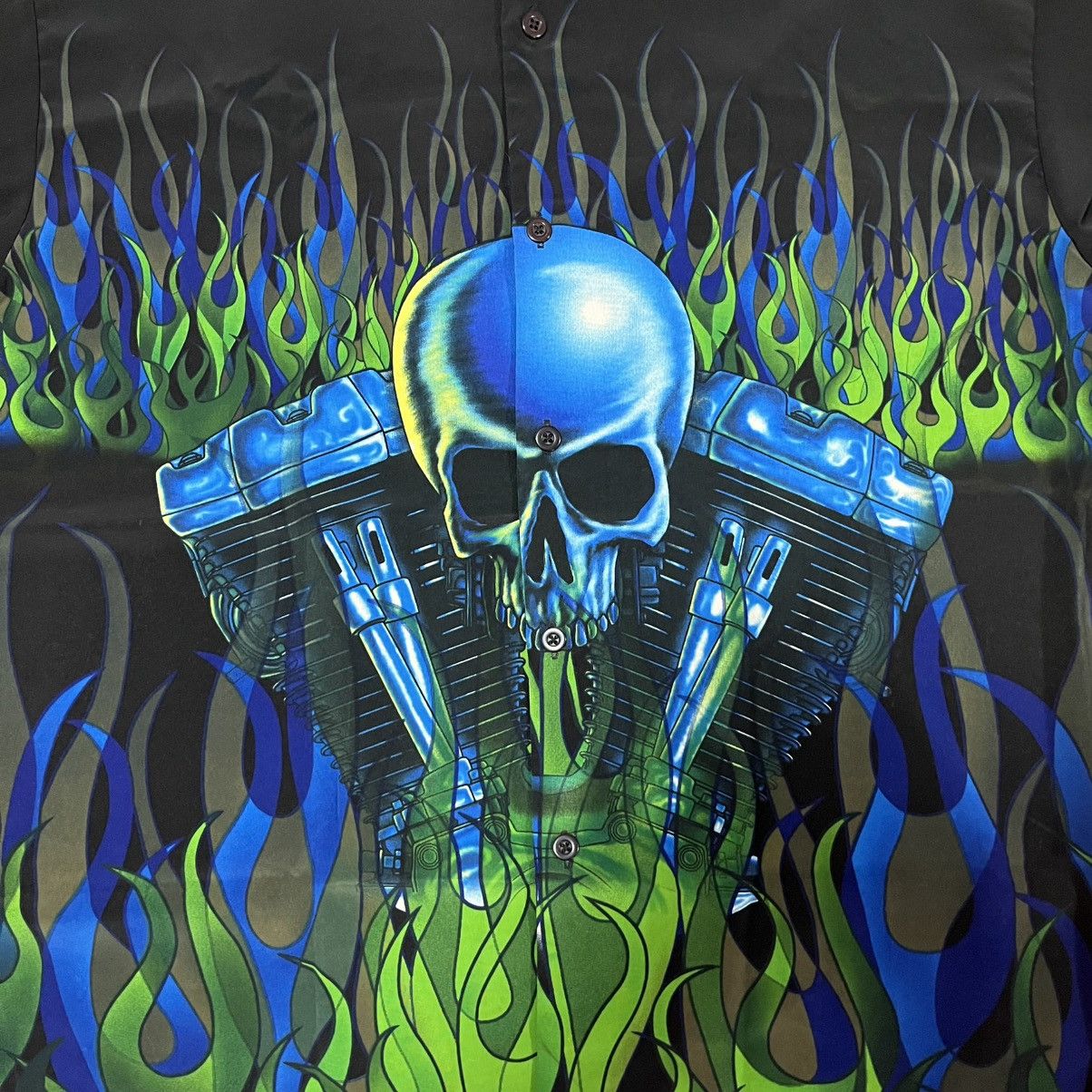 Vintage Vintage Flame Skull Engine AOP Size US XXL / EU 58 / 5 - 2 Thumbnail