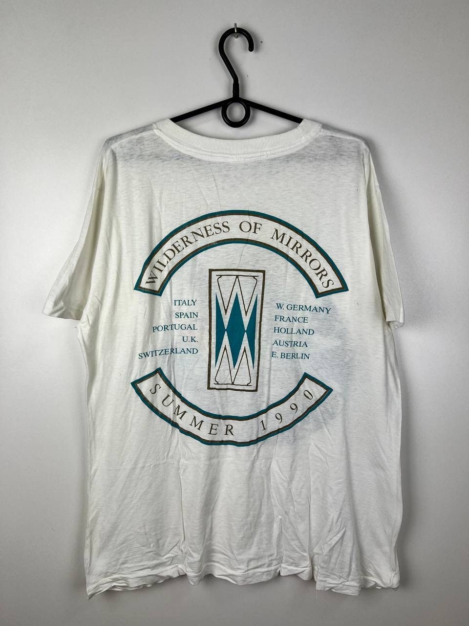 Vintage Fish Wilderness Of Mirrors 1990 band vintage tee ize XL Size US XL / EU 56 / 4 - 2 Thumbnail