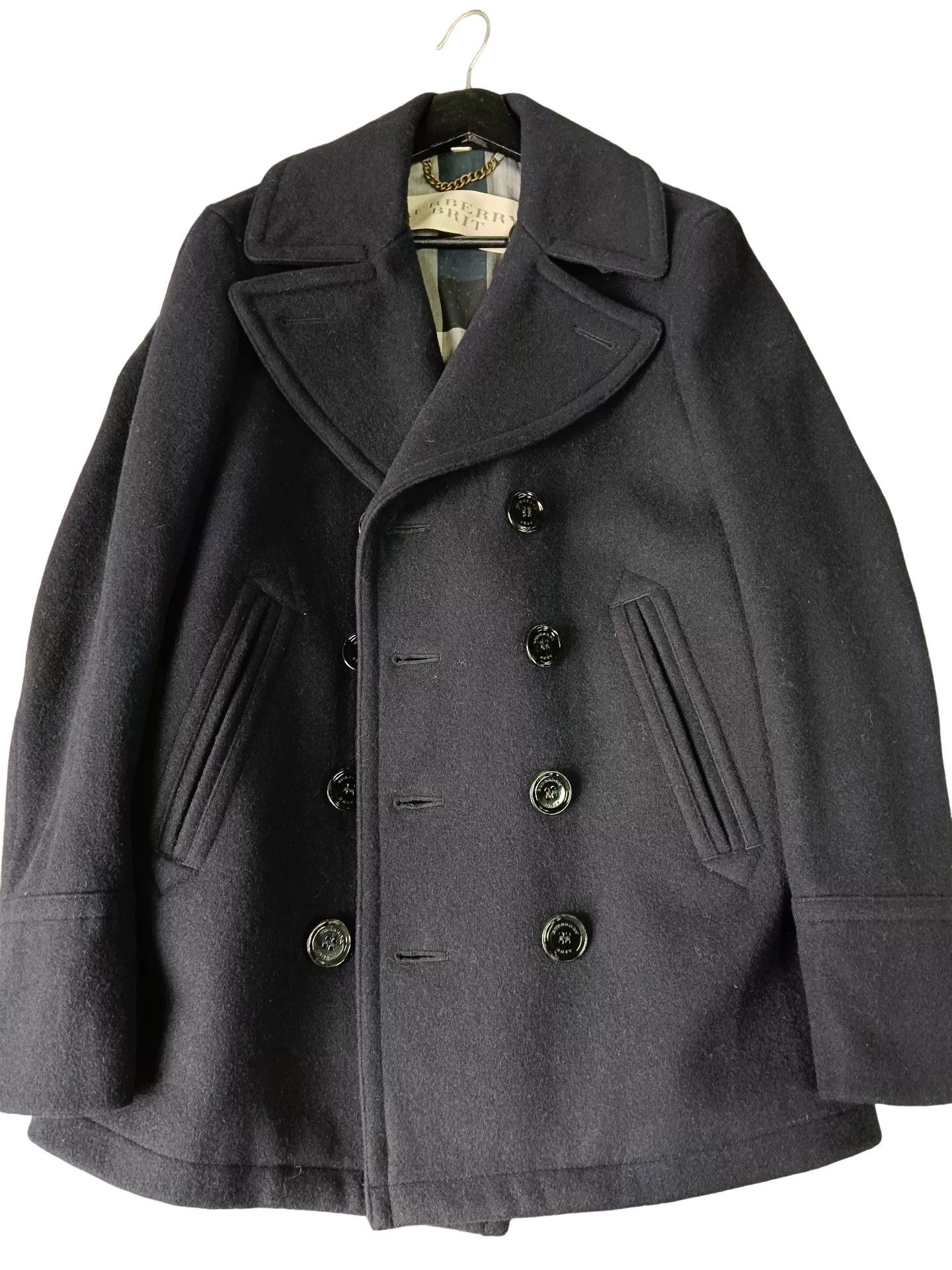 Burberry Burberry Brit Wool Blend Peacoat Size S Size US S / EU 44-46 / 1 - 1 Thumbnail