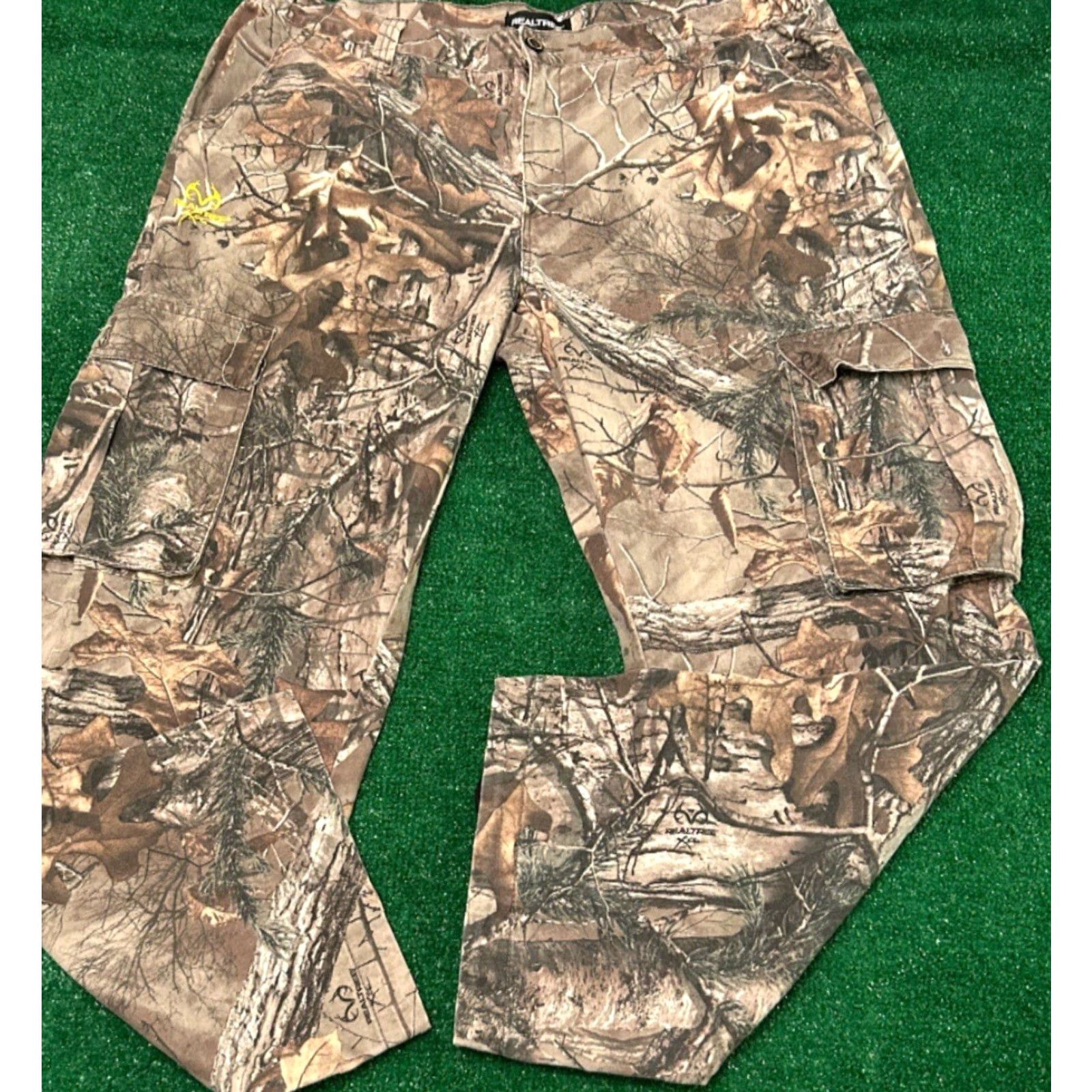 Realtree VINTAGE Real Tree Camo Cargo Pants Mens 40 32 Hunter Skater JNCO Grunge Y2k Size US 40 / EU 56 - 3 Thumbnail