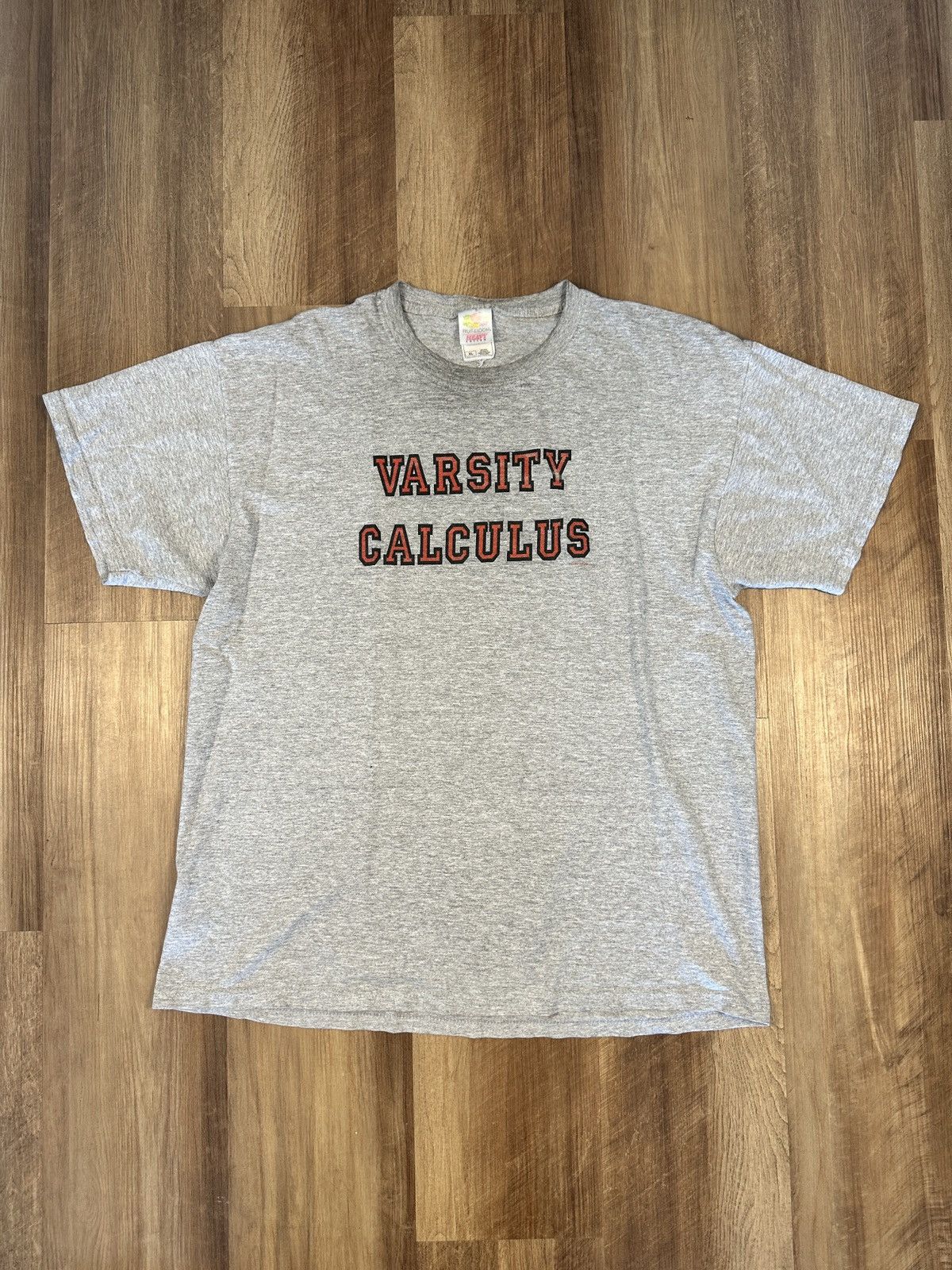 Vintage Vintage Varsity Calculus School T-Shirt Faded Thin Size US XL / EU 56 / 4 - 2 Thumbnail