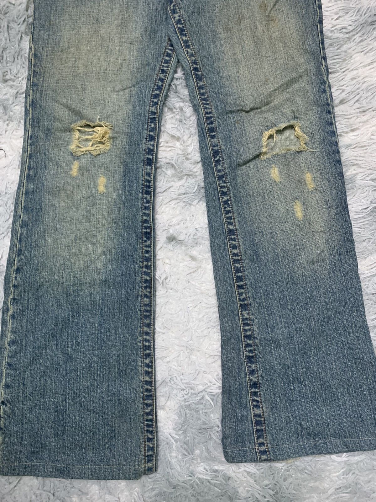semanticdesign 1990s SEMANTIC DESIGN JEANS X SNAKE SKIN FLARE Size US 32 / EU 48 - 5 Thumbnail