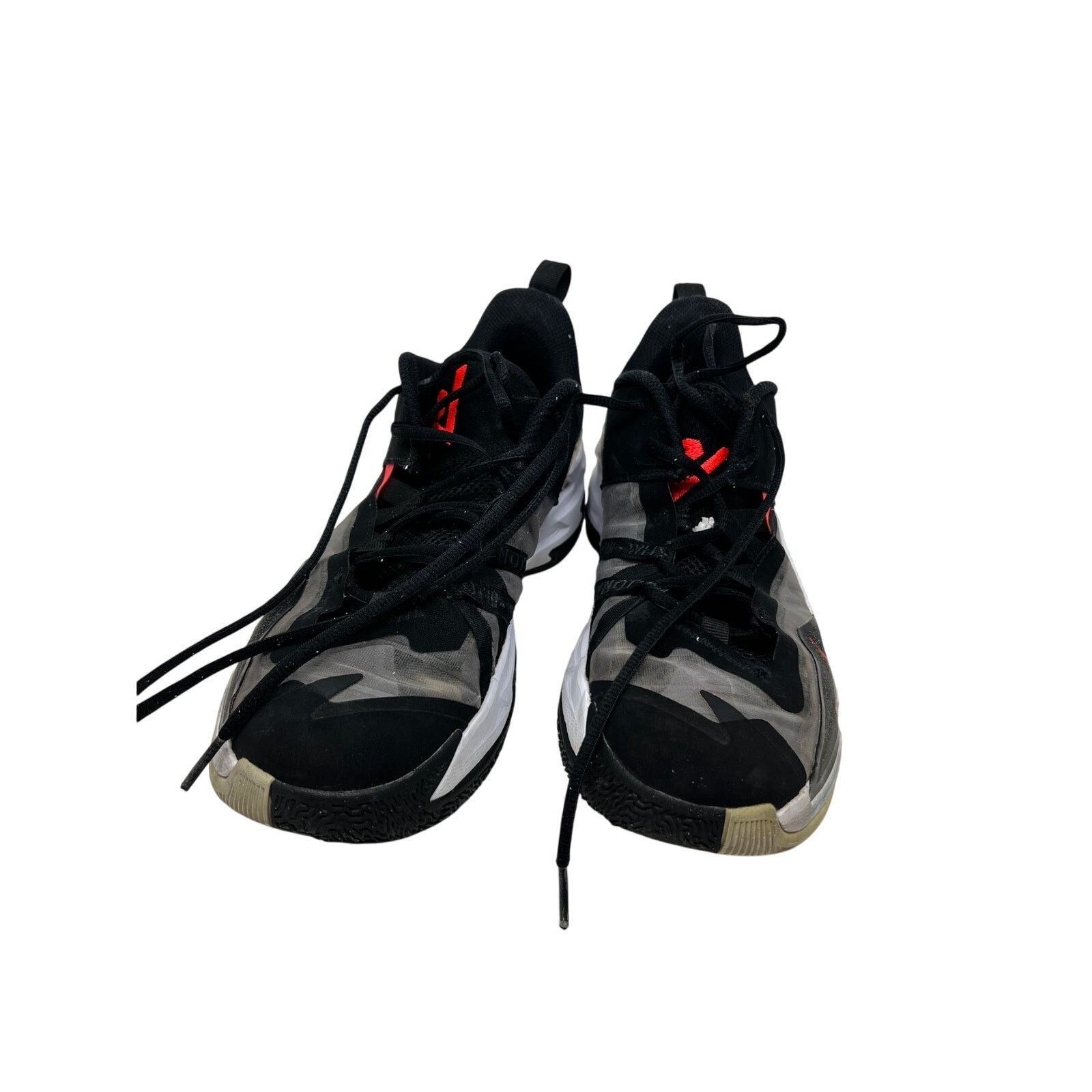 Nike Jordan One Take 3 Black White Bright Crimson Shoes Mens 8.5 Size US 8.5 / EU 41-42 - 1 Thumbnail