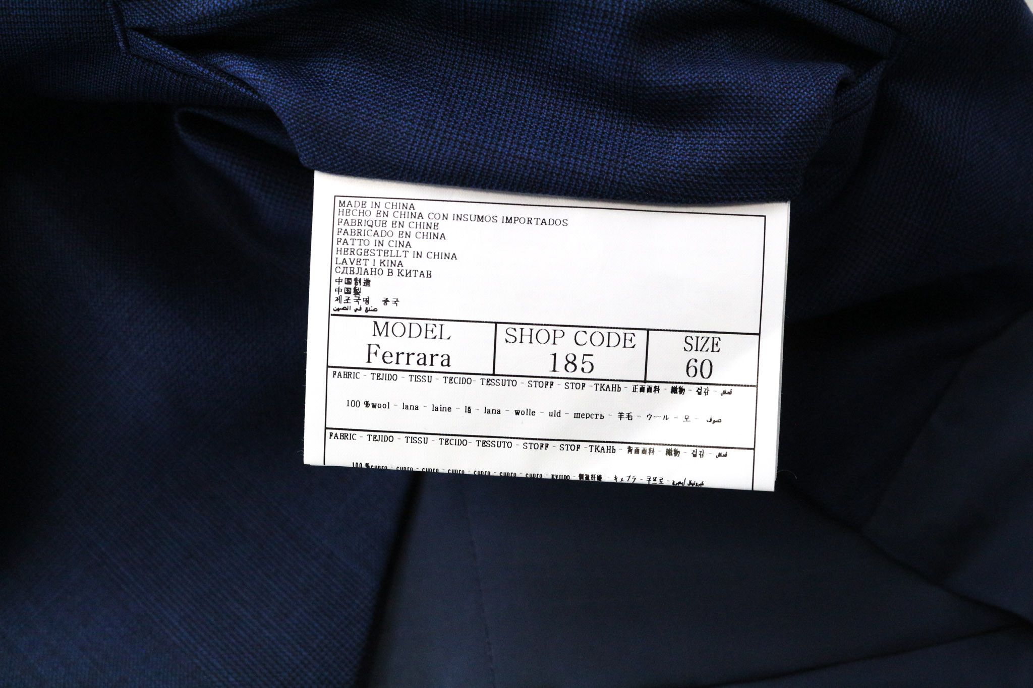 Suitsupply UK50R Blue Glen Check Wool Suit 74836 Size 50R - 7 Thumbnail