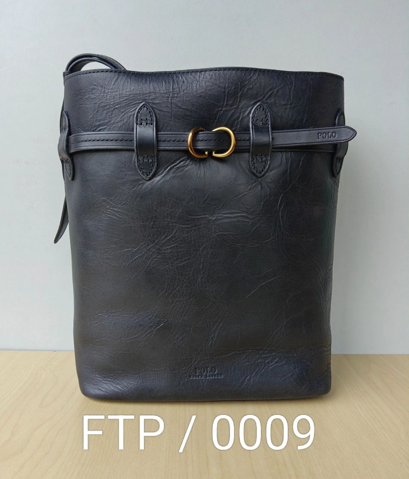 Polo Ralph Lauren Polo Ralph Lauren Bellport Leather Large Bucket Bag FTP 0009 Size ONE SIZE - 10 Thumbnail