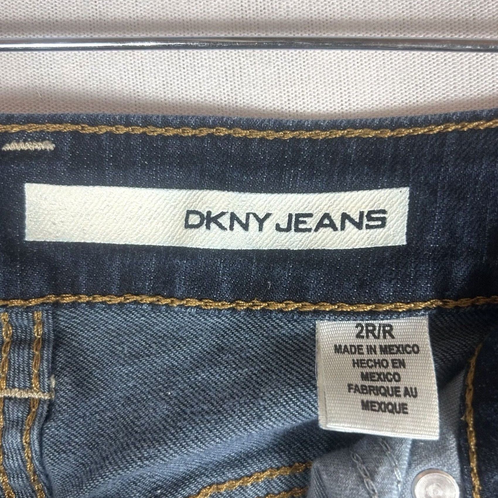 DKNY DKNY Jeans City Skinny Denim Women's Size 2R Blue Cotton Blend Mid Rise 5-Pocket Jeans Womens Urban City Style Size 26" / US 2 / IT 38 - 3 Thumbnail