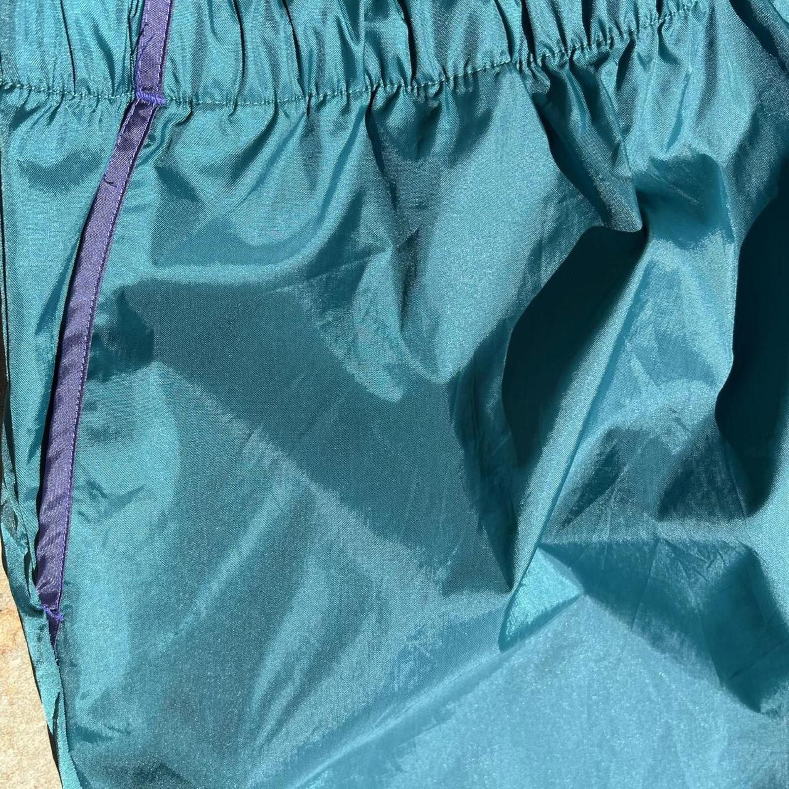 Other Y2K Turquoise + Purple Trim Gorpcore Rain Pants Size US 34 / EU 50 - 4 Thumbnail