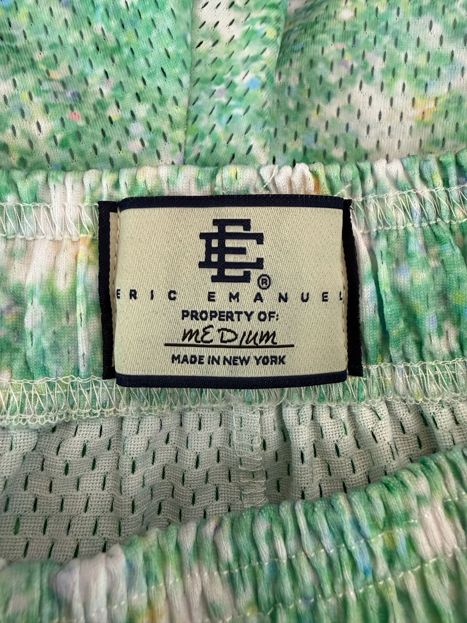 Eric Emanuel Eric Emanuel EE "Basic Short" (Green Sparkle/Green) Size US 31 - 3 Thumbnail