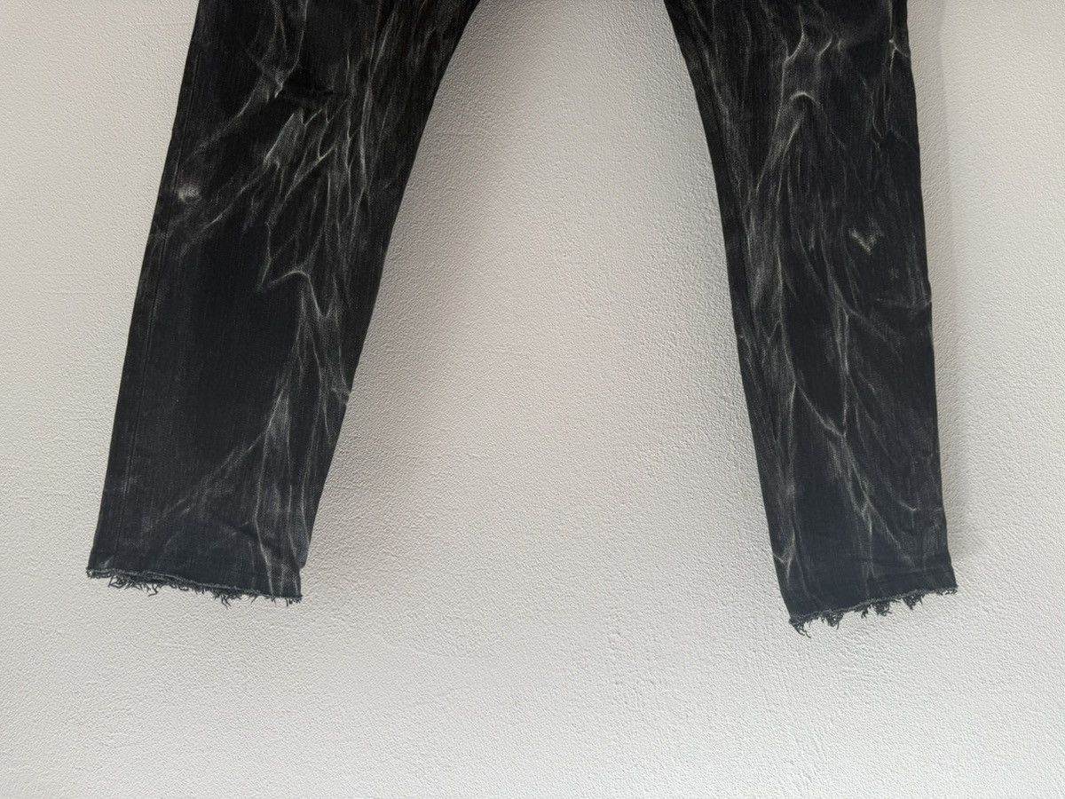 Saint Laurent Paris Black Denim Jeans with Bleached Finish Size US 32 / EU 48 - 4 Thumbnail