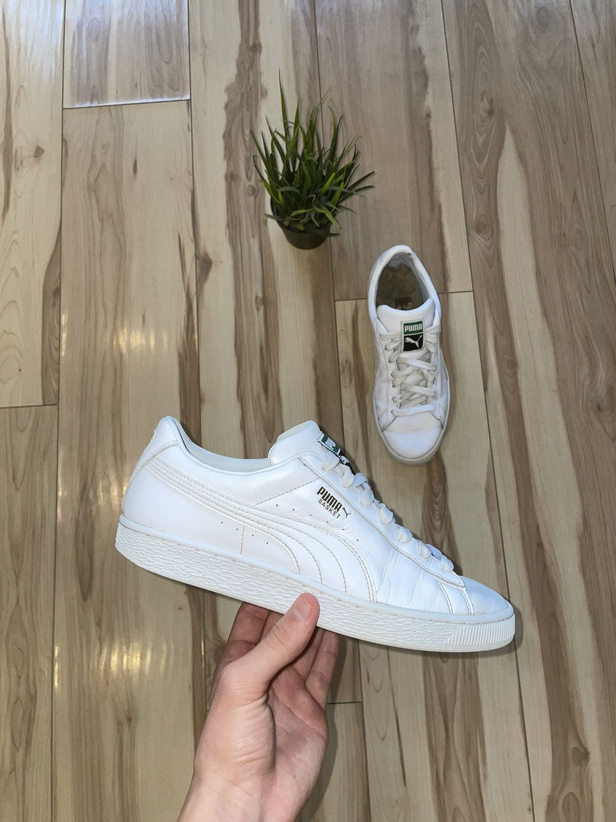 Puma × Vintage Leather Shoes Puma Basket Streetwear Vintage Size US 8 / EU 41 - 1 Thumbnail