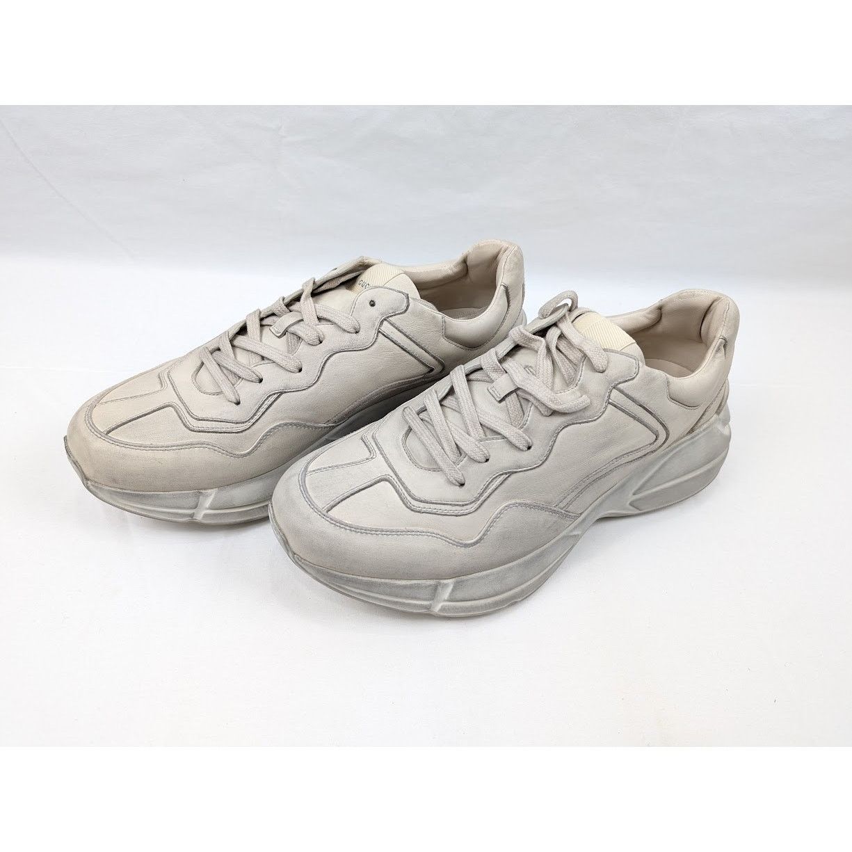 Gucci o1rshd1 Q:2 / Miro Soft Sneakers in Ivoire Size US 11.5 / EU 44-45 - 19 Thumbnail