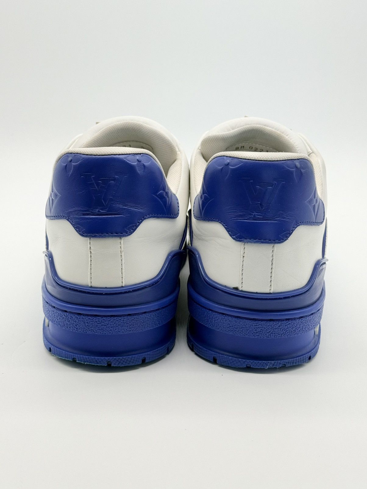 Louis Vuitton Size 10 - Louis Vuitton Trainer Low White Blue Size US 10 / EU 43 - 5 Thumbnail