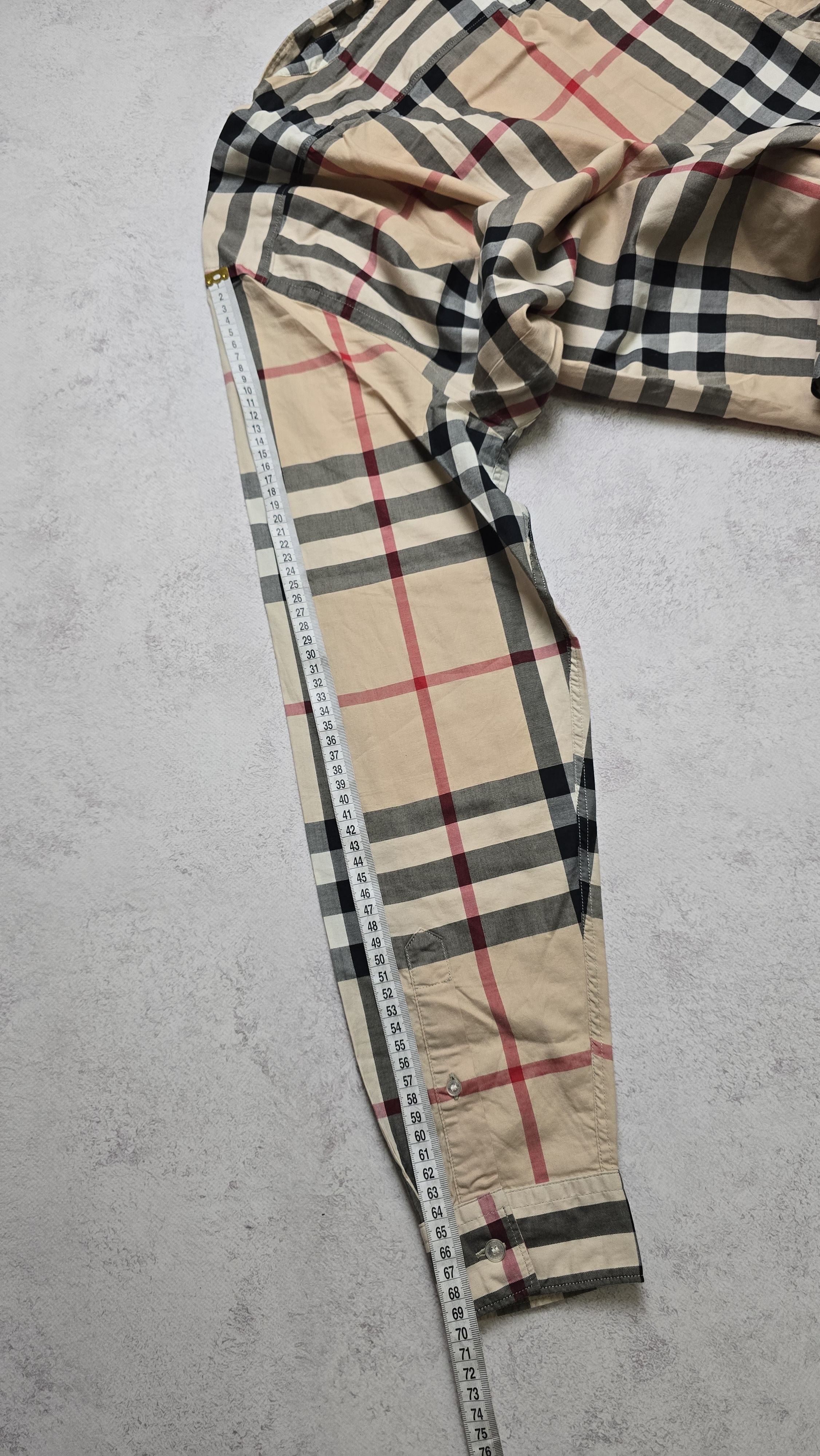 Burberry Burberry Brit Nova Check Shirt Long Sleeve Luxury Size US XL / EU 56 / 4 - 4 Thumbnail