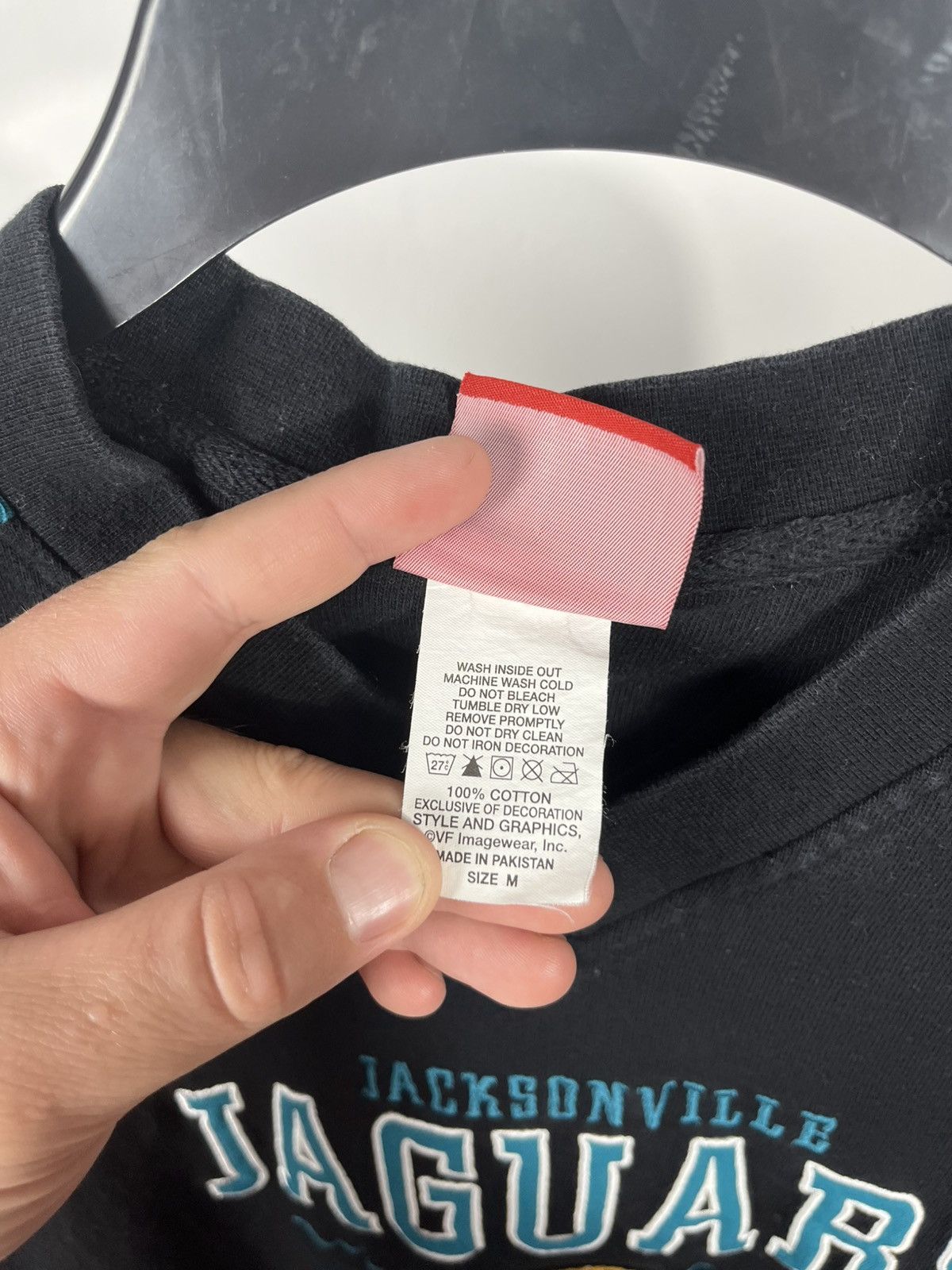 NFL Vintage NFL Jacksonville Jaguars Teal Long Sleeve Shirt Size US M / EU 48-50 / 2 - 4 Thumbnail