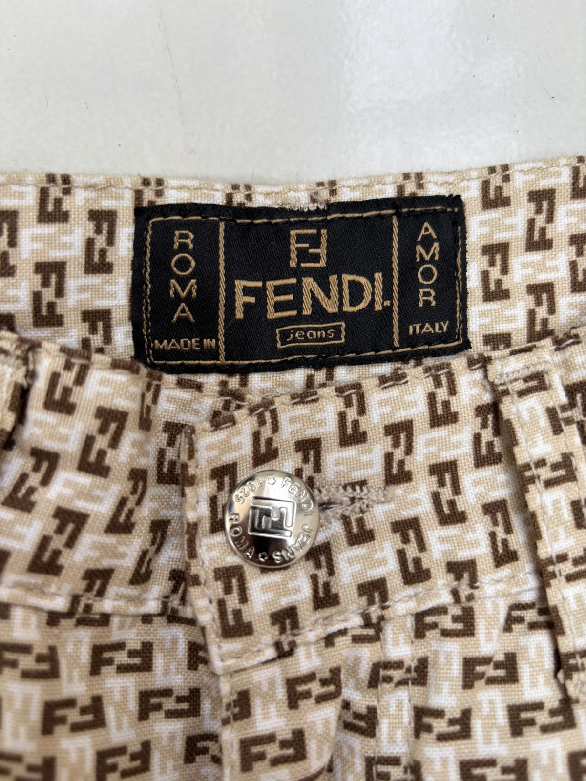 Fendi Vintage Zucca Monogram Pants Size 28" / US 6 / IT 42 - 7 Thumbnail