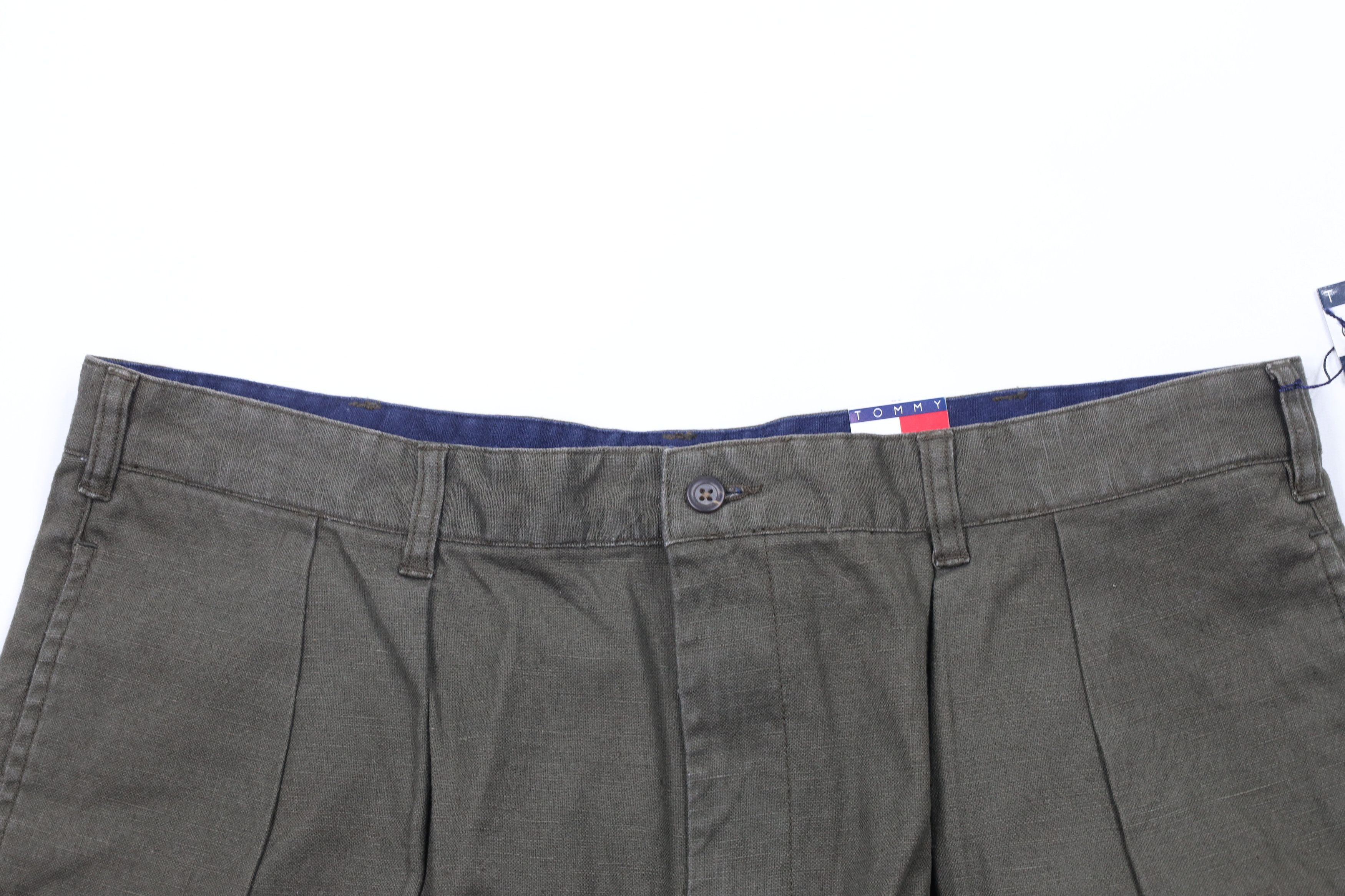 Tommy Hilfiger × Vintage Deadstock Vintage 90s Tommy Hilfiger Above Knee Shorts Size US 38 / EU 54 - 2 Thumbnail