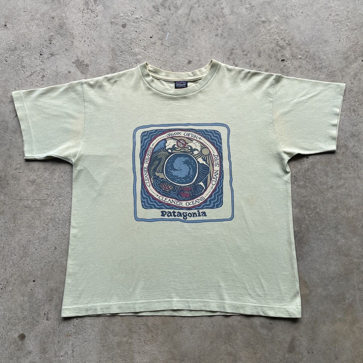 Patagonia 90s Vtg Patagonia Cleaner RIVER/OCEAN Clean Surf Big Logo Size US M / EU 48-50 / 2 - 1 Thumbnail