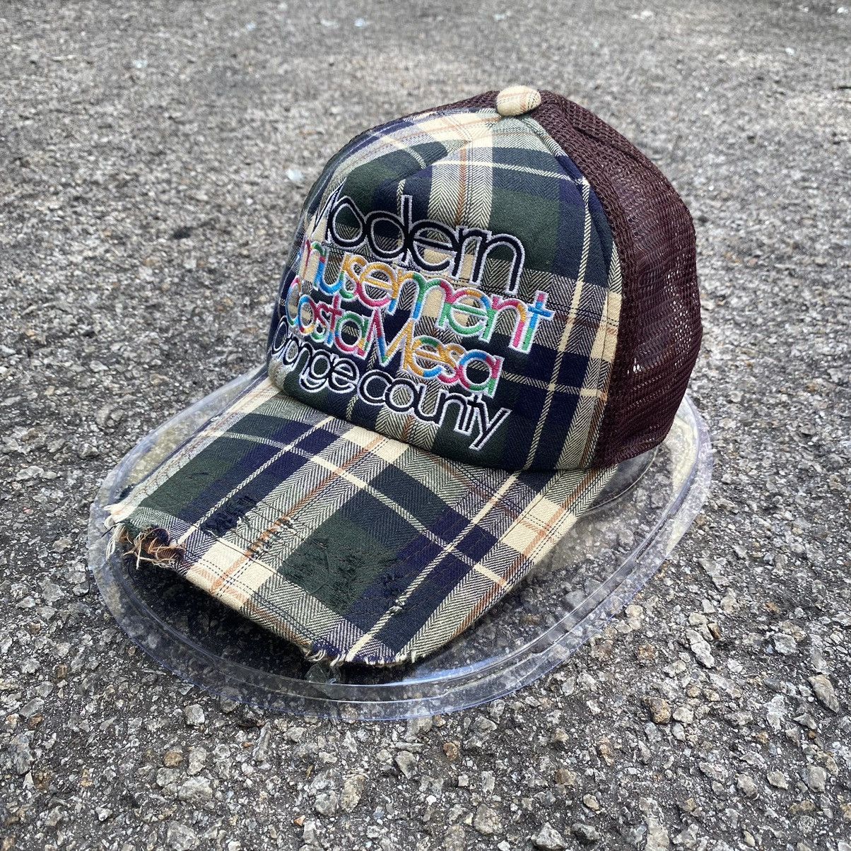 Modern Amusement MODERN AMUSEMENT EMBROIDERED DISTRESSED TRUCKER HAT Size ONE SIZE - 3 Thumbnail