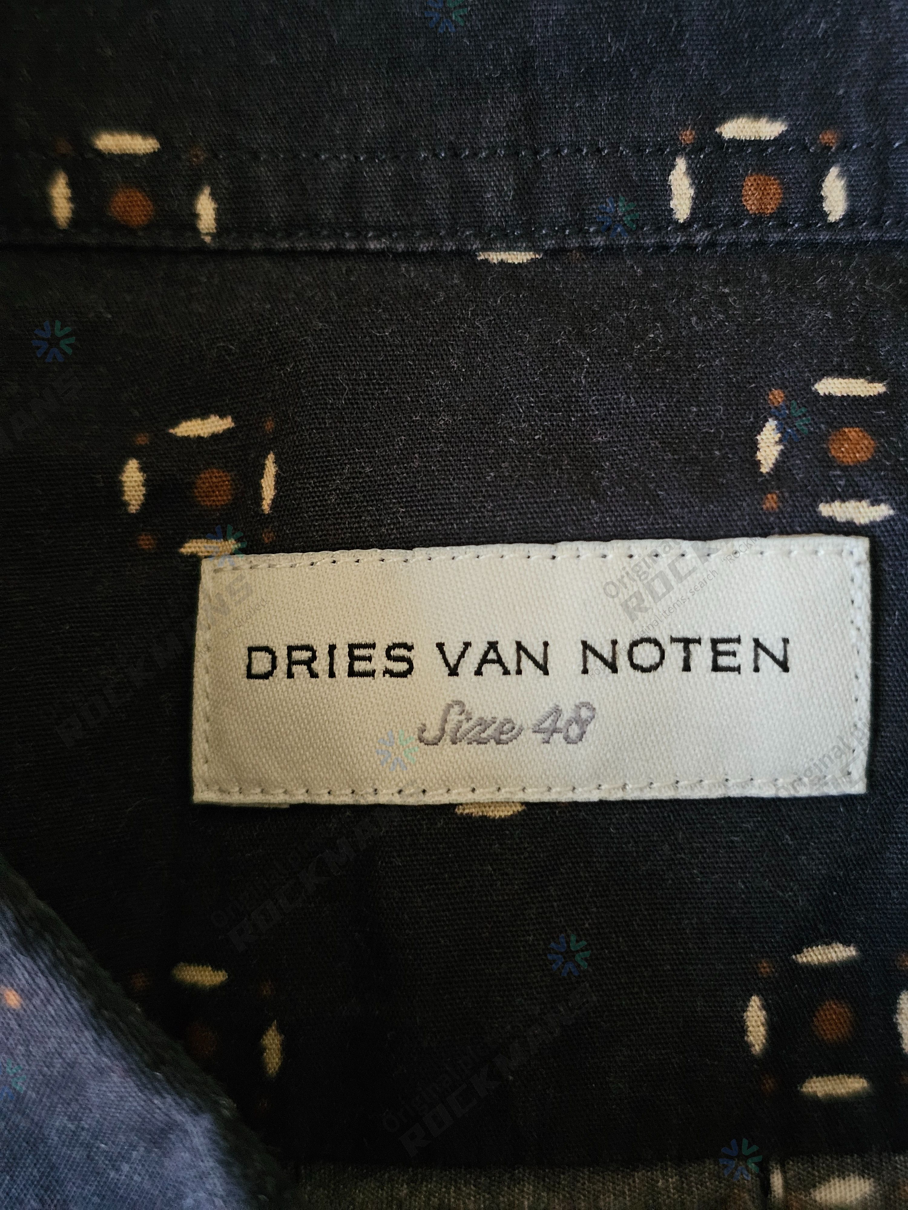 Dries Van Noten Dries Van Noten Short Sleeve Printed Shirt Blue Size 48 Size US M / EU 48-50 / 2 - 7 Thumbnail