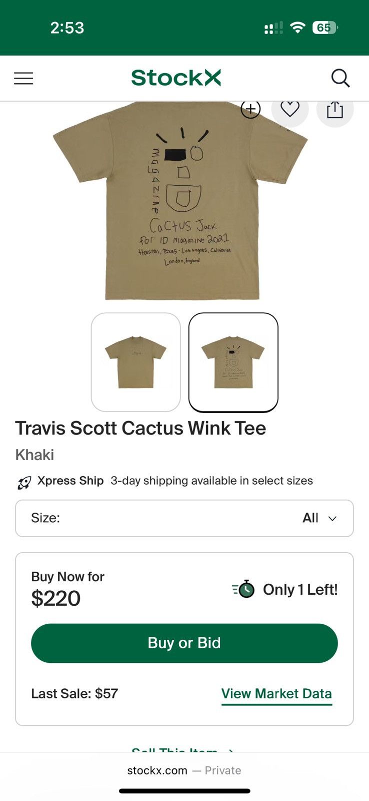 Travis Scott × Virgil Abloh TRAVIS SCOTT X ID MAGAZINE CACTUS JACK BRAND NEW Size US XL / EU 56 / 4 - 5 Thumbnail