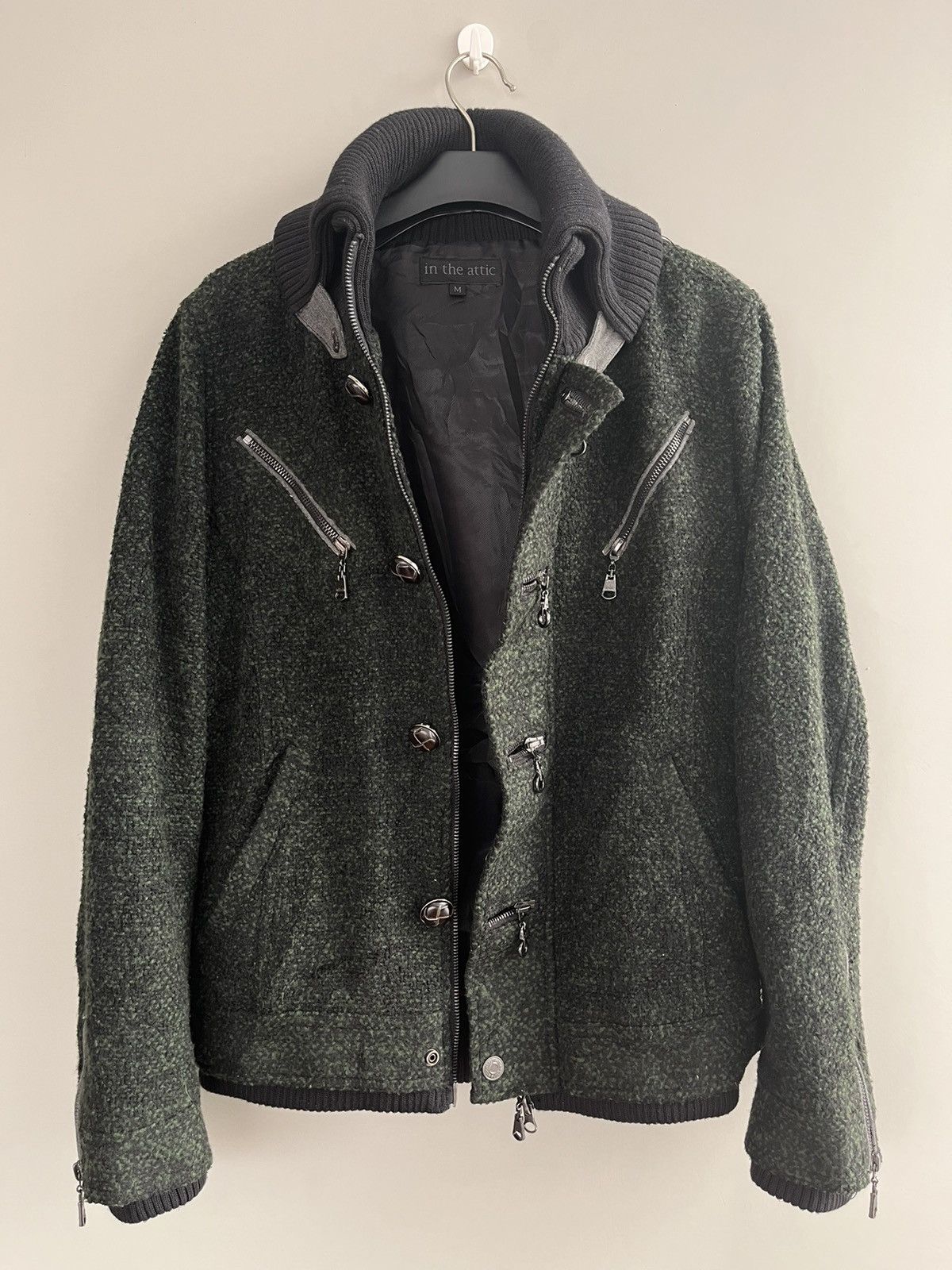 JAPANESE ARCHIVE INTHEATTIC NAPOLEON WOLL MULTI ZIPP JACKET