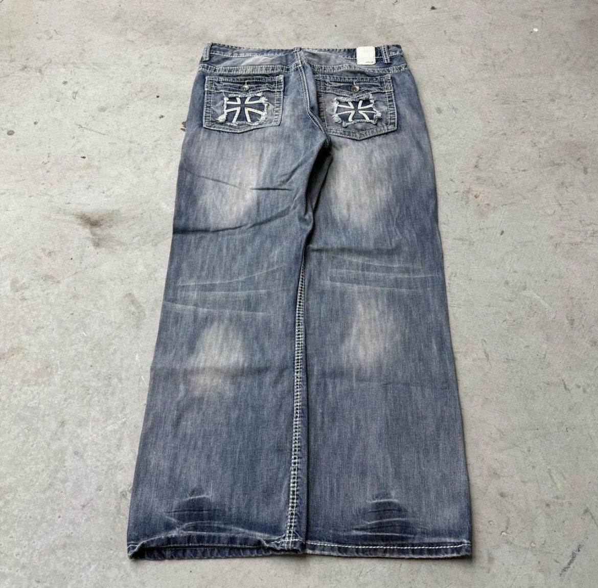 Helix × Vintage Helix Double Cross Jeans Size US 32 / EU 48 - 1 Thumbnail