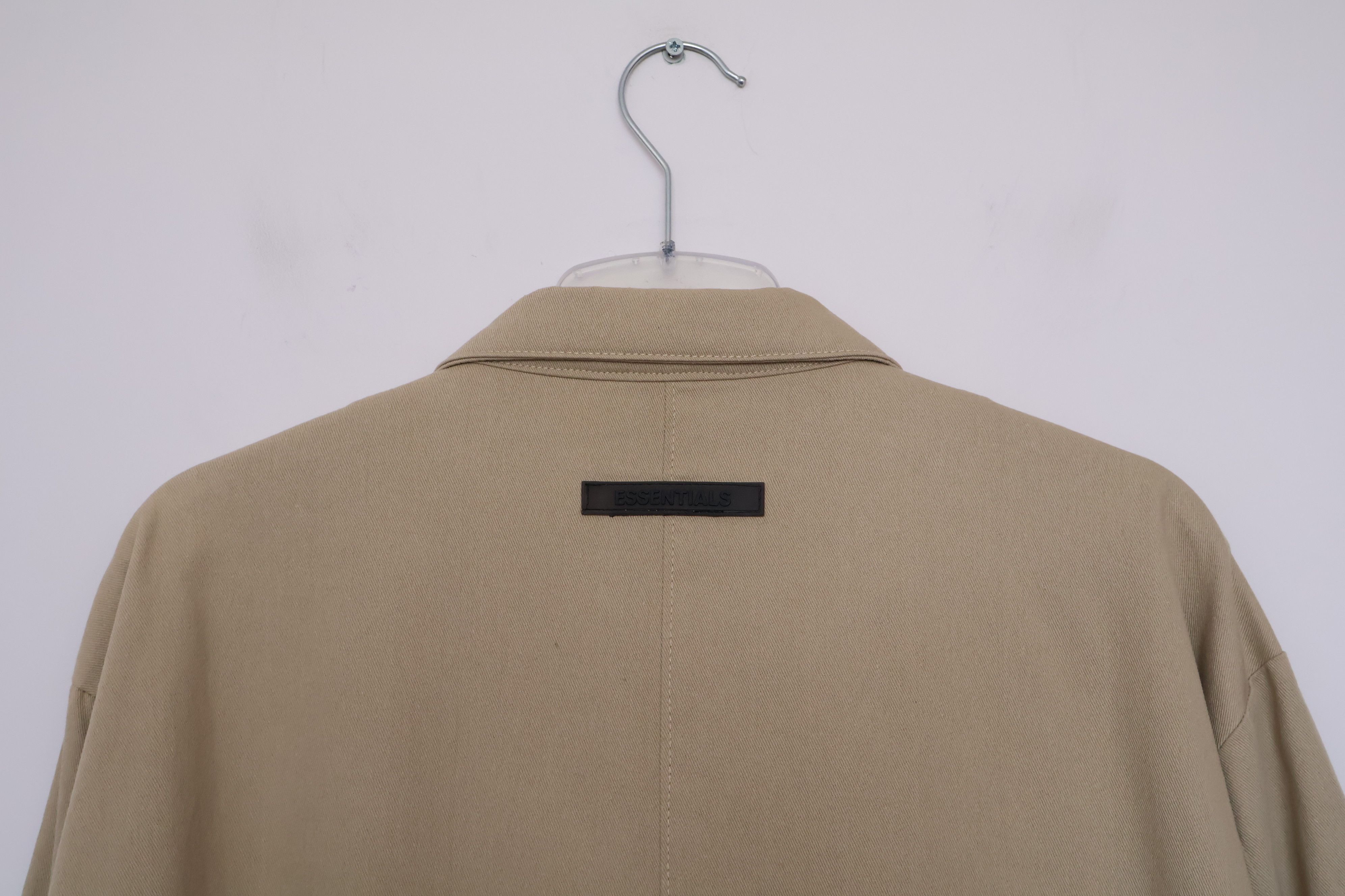 Fear of God Fear of God ESSENTIALS Beige Cotton Twill Jacket Size M Size US M / EU 48-50 / 2 - 6 Thumbnail