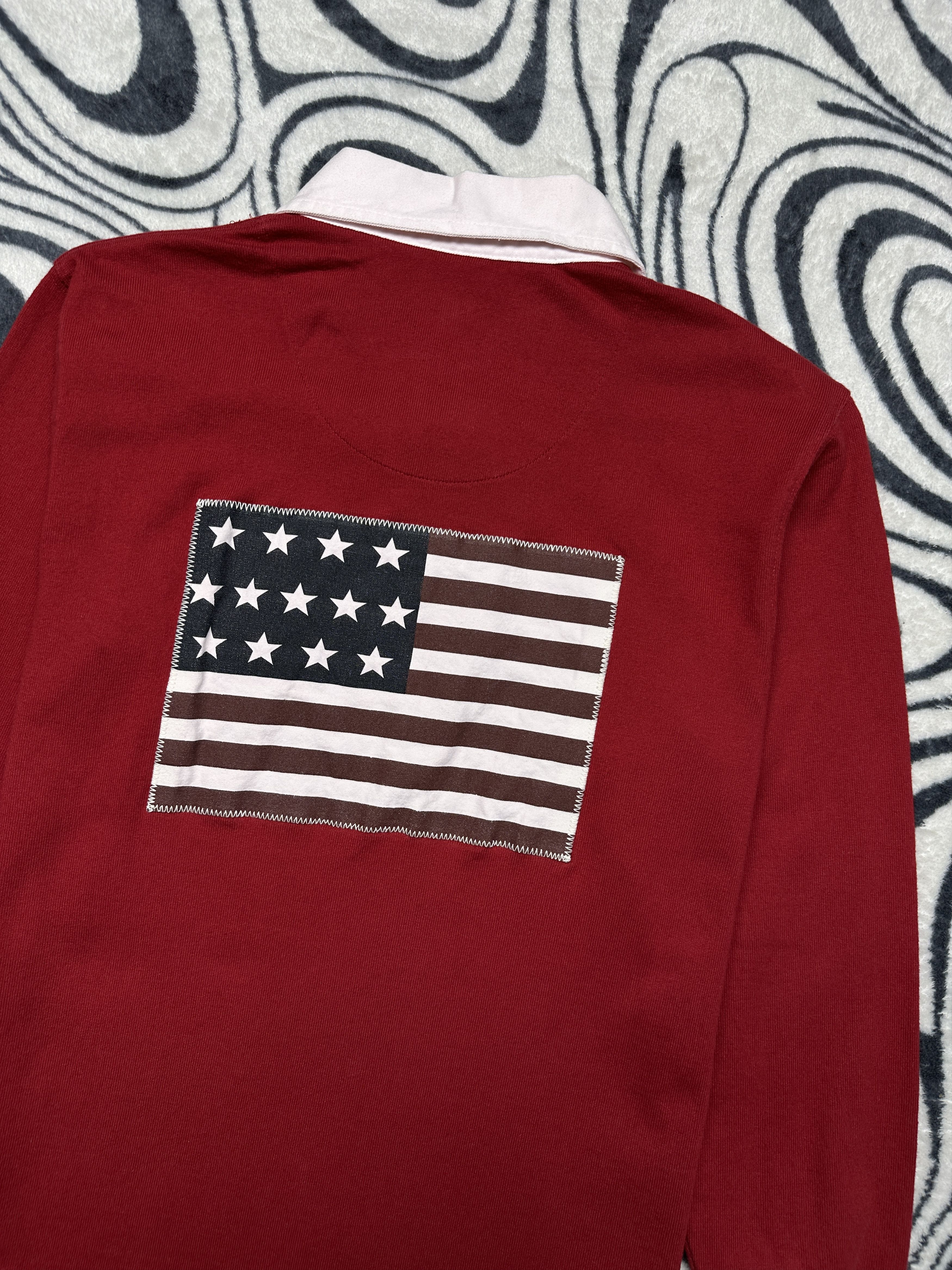 Polo Ralph Lauren Polo Ralph Lauren Womens Long Sleeve Rugby Polo Shirt Size S / US 4 / IT 40 - 2 Thumbnail