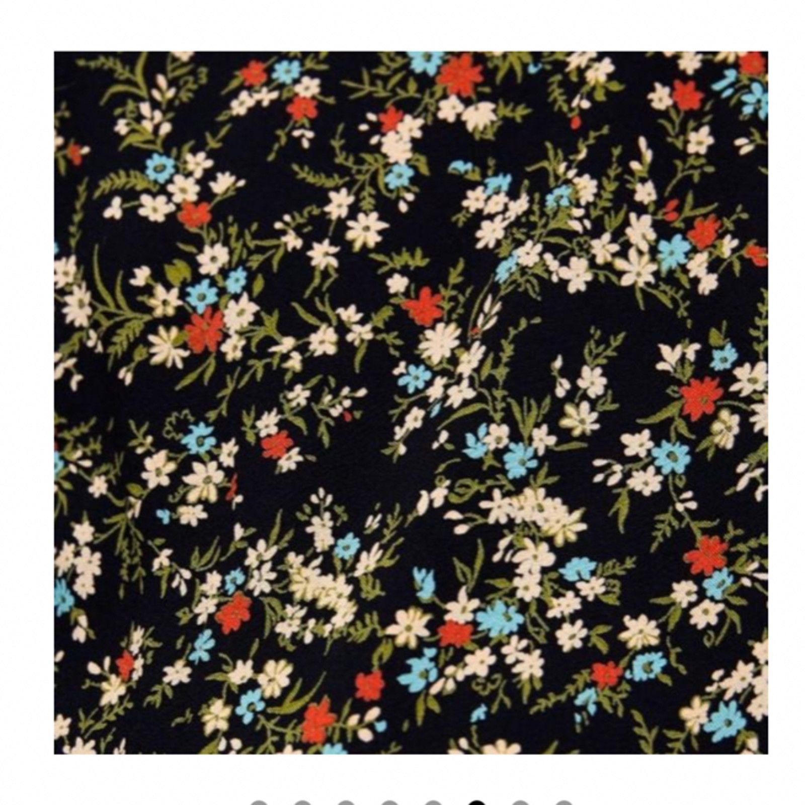 Zara Zara Black Multi Floral Tiered Ruffle Mini Tie Front Small Size S / US 4 / IT 40 - 4 Thumbnail