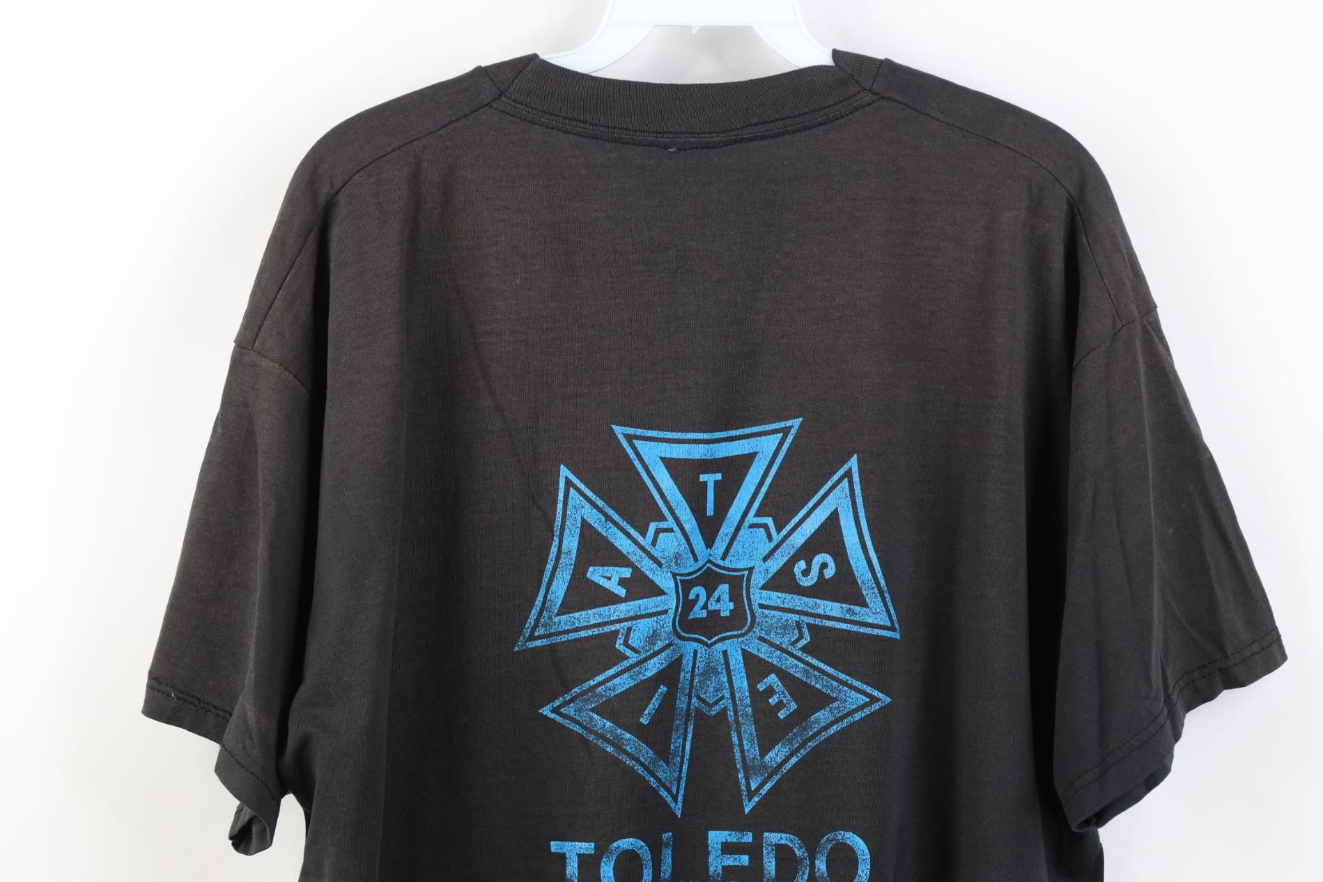 Vintage Vintage 90s Local 24 IATSE Stagehands Toledo T-Shirt USA Size US XL / EU 56 / 4 - 14 Thumbnail