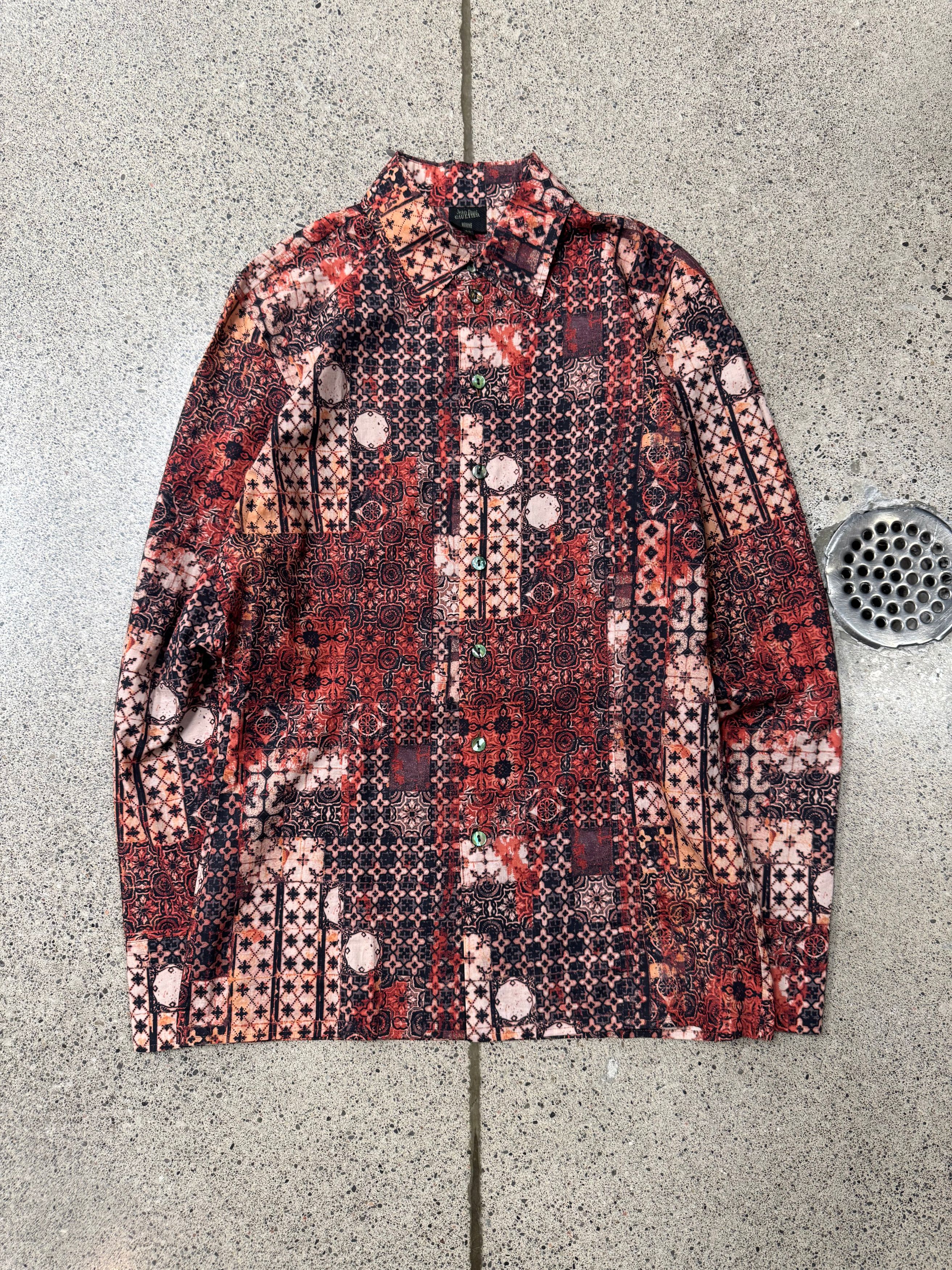 Jean Paul Gaultier Vintage Jean Paul Gaultier ‘Rustic Metals’ Button Up Shirt Size US M / EU 48-50 / 2 - 1 Thumbnail