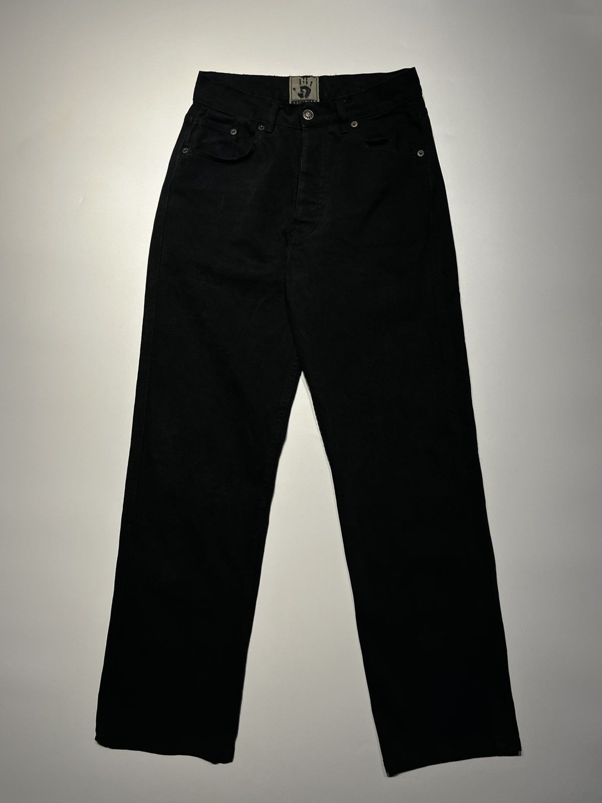 Jean Paul Gaultier 90s Jean Paul Gaultier Jean’s Black Denim Jeans Size US 29 - 1 Thumbnail
